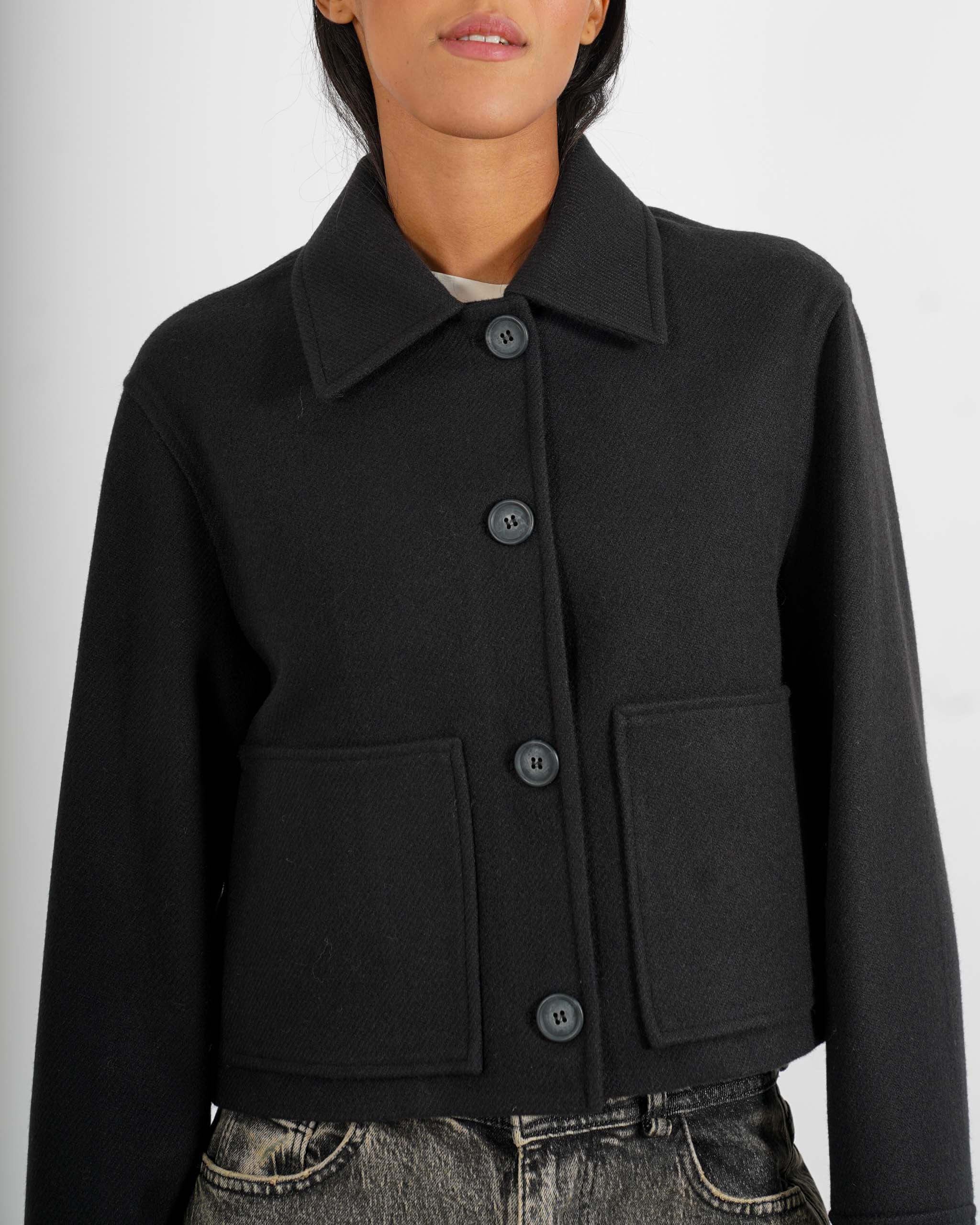 Giubbino monopetto con tasche frontali - Picchio - Hope Fashion