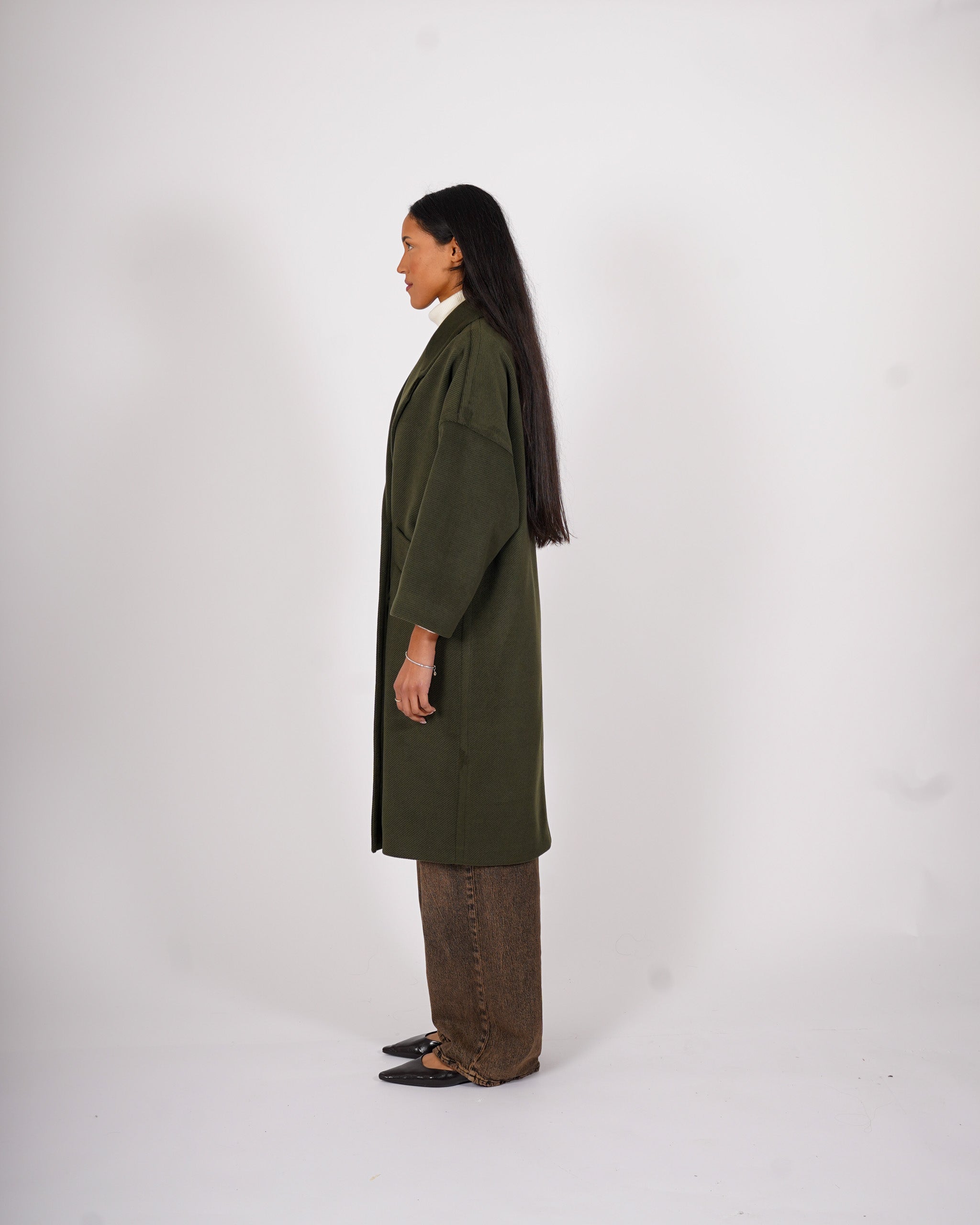 Cappotto lungo over doppio petto - Ballerina