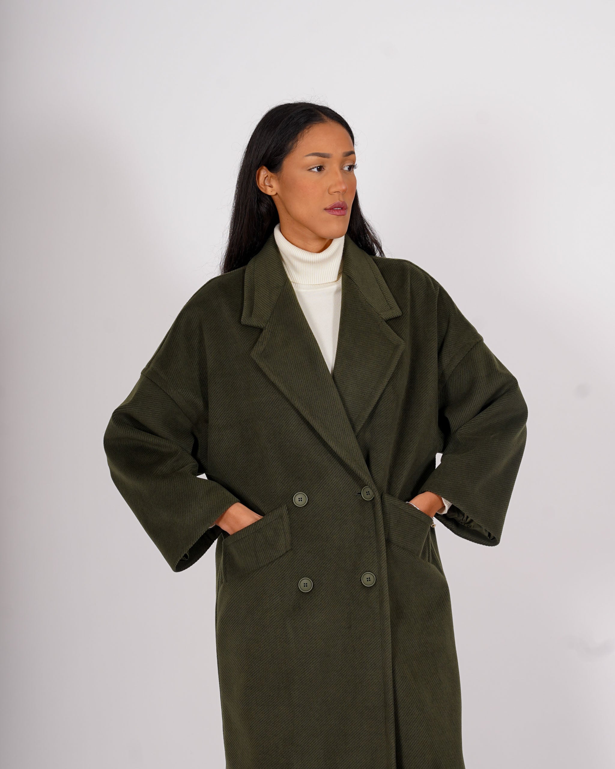 Cappotto lungo over doppio petto - Ballerina