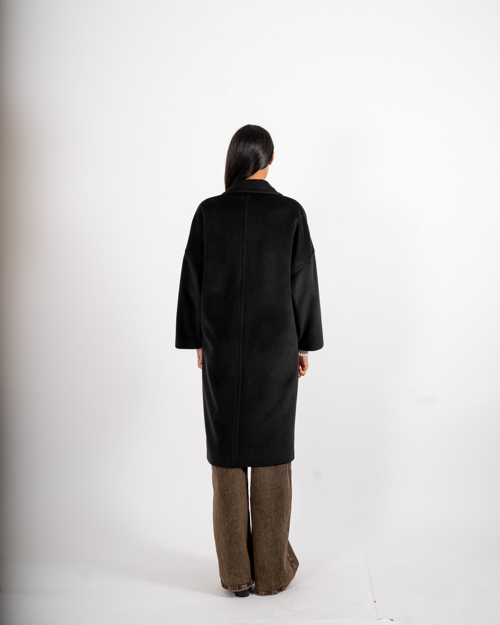 Cappotto lungo over doppio petto - Ballerina