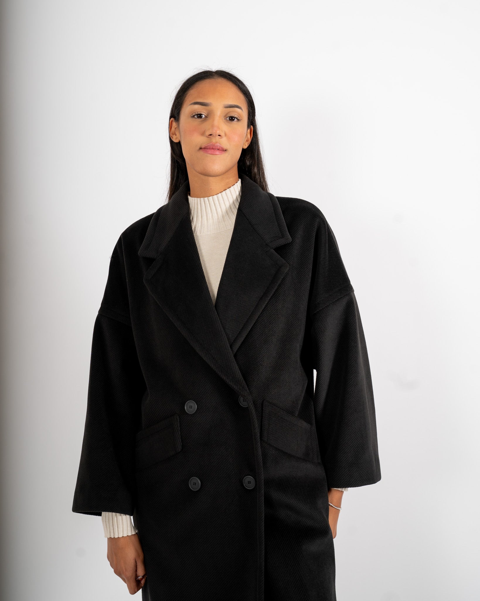 Cappotto lungo over doppio petto - Ballerina