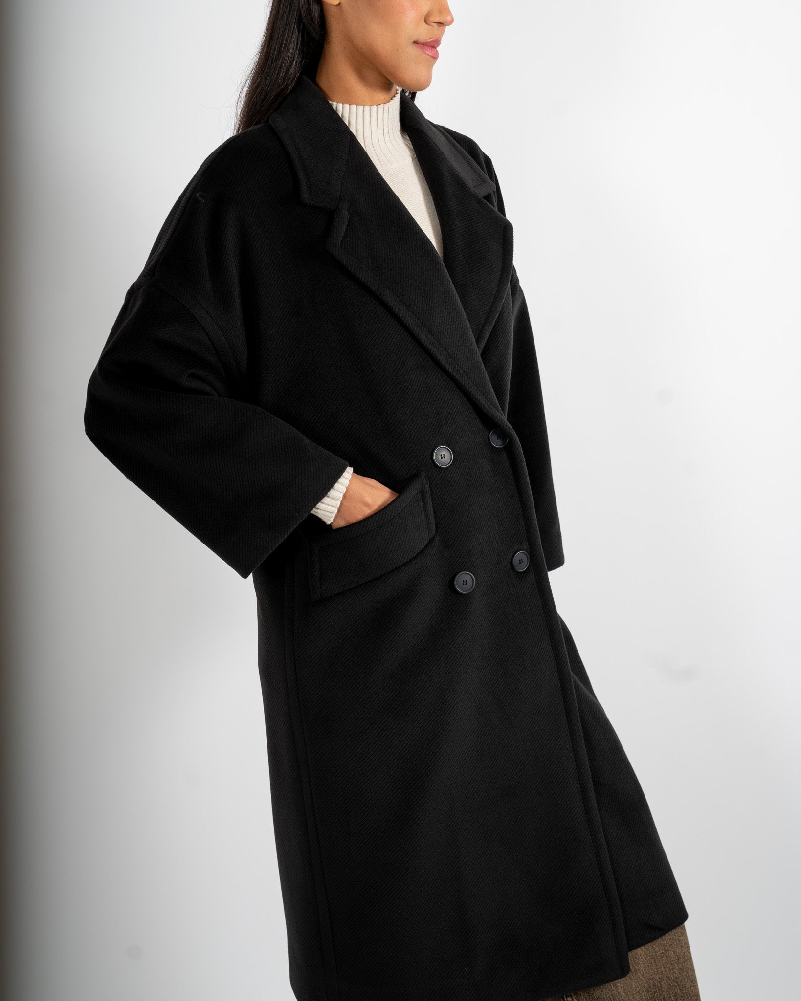 Cappotto lungo over doppio petto - Ballerina