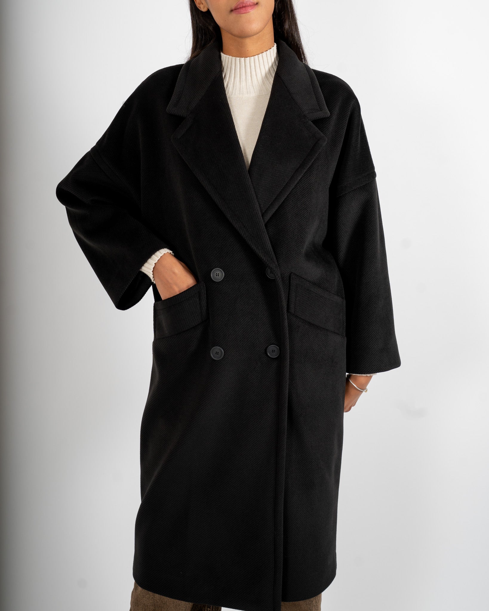 Cappotto lungo over doppio petto - Ballerina