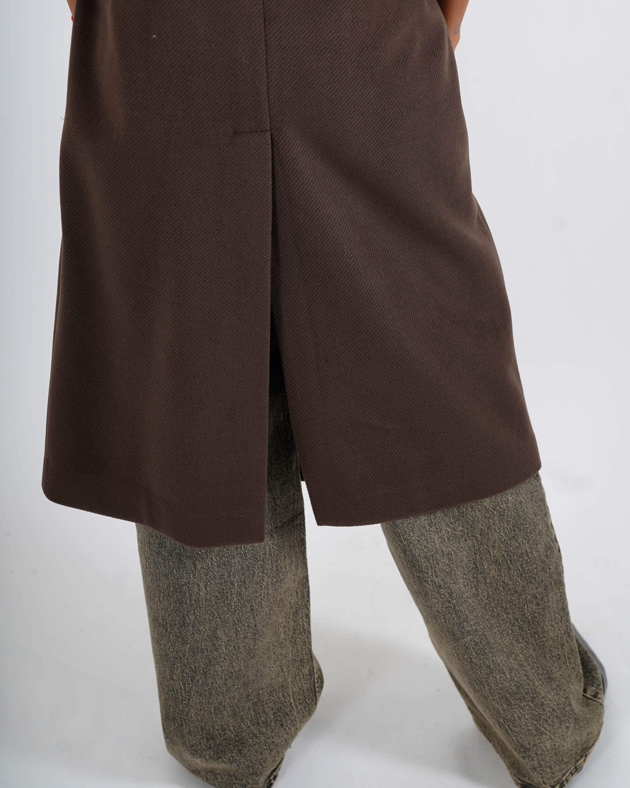 Cappotto con cintura e maniche con risvolto - Olivia - Hope Fashion