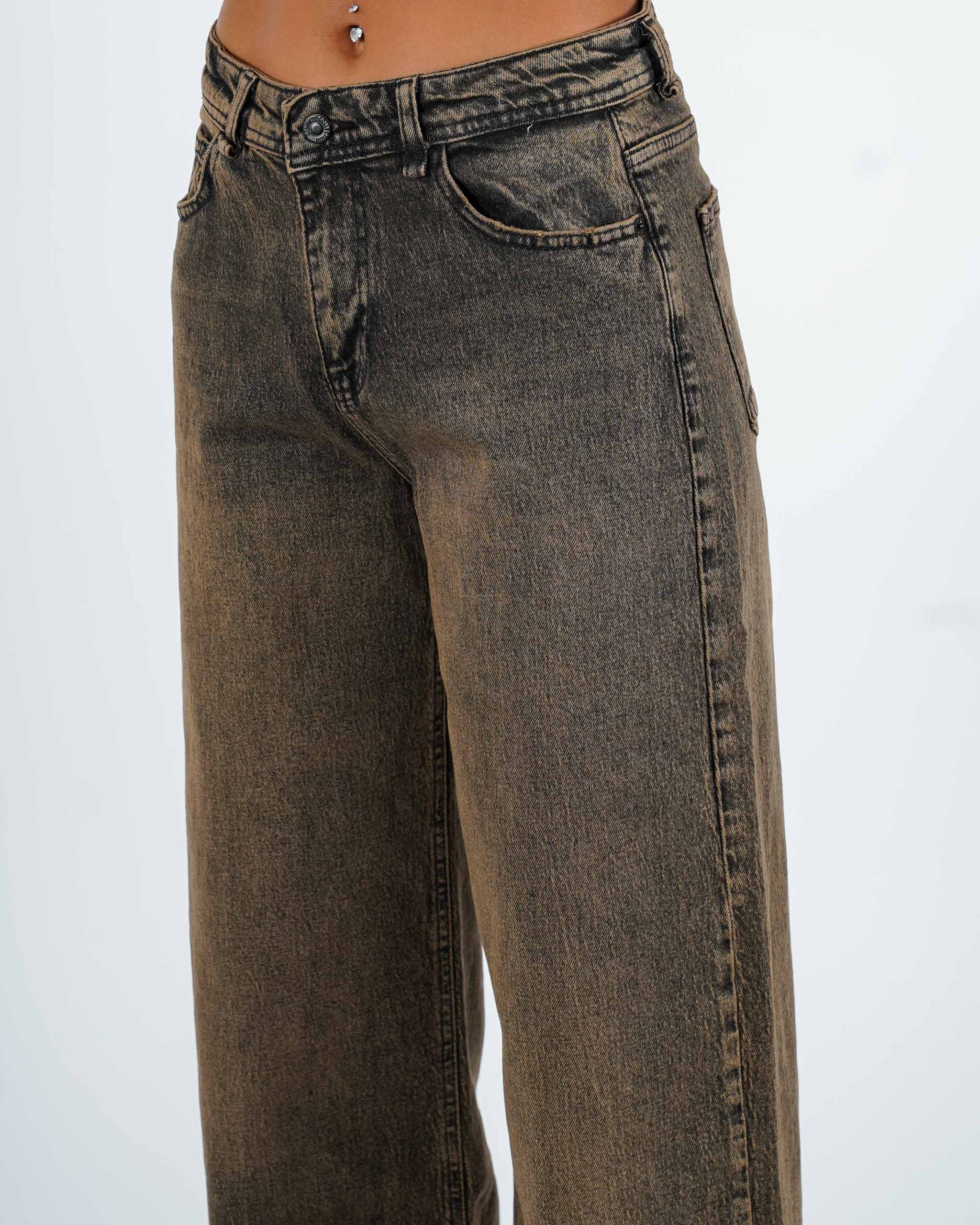 Jeans balloon fit in tela denim - Contenta