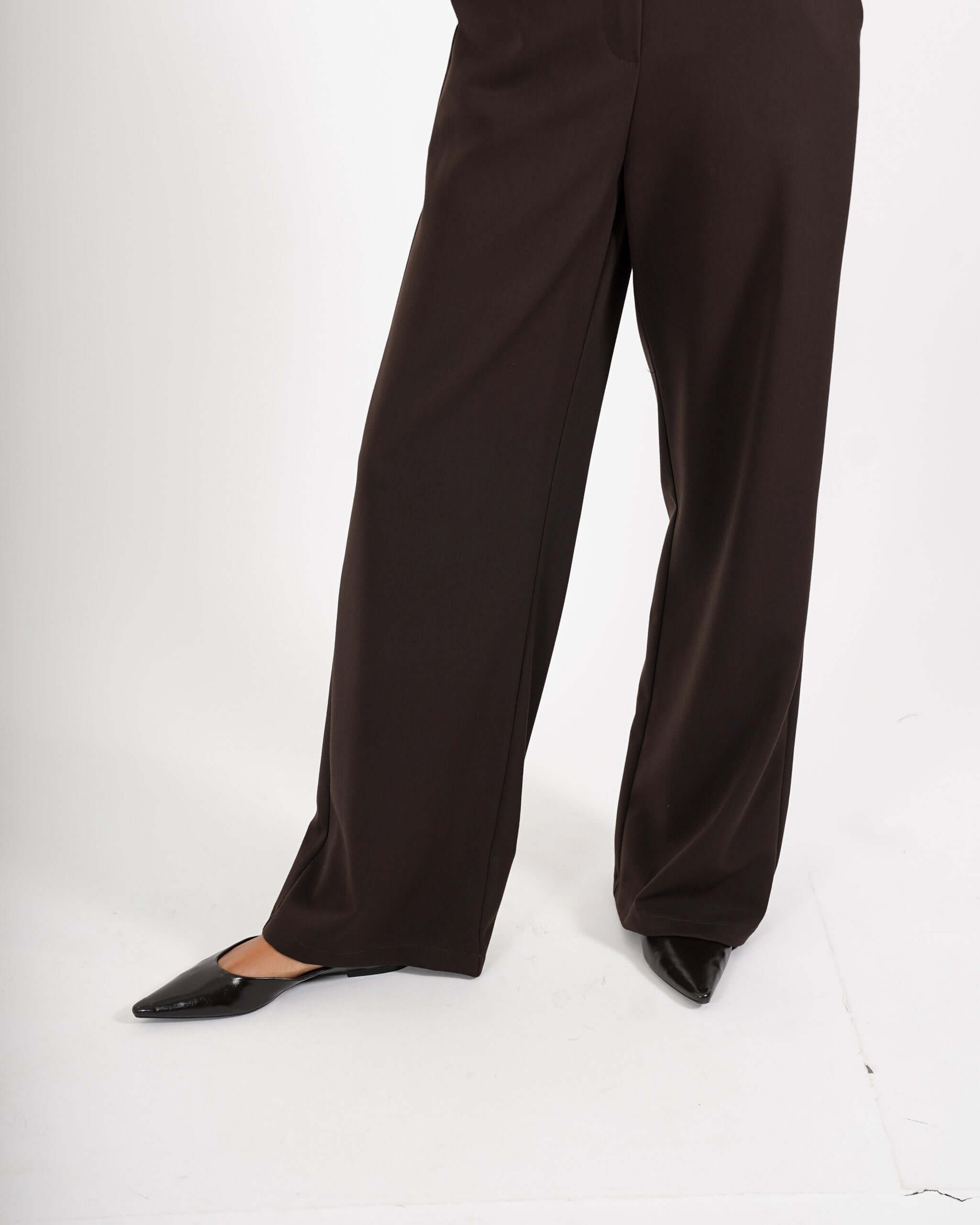 Pantaloni regular fit in eco fibra - Sandra - Hope Fashion