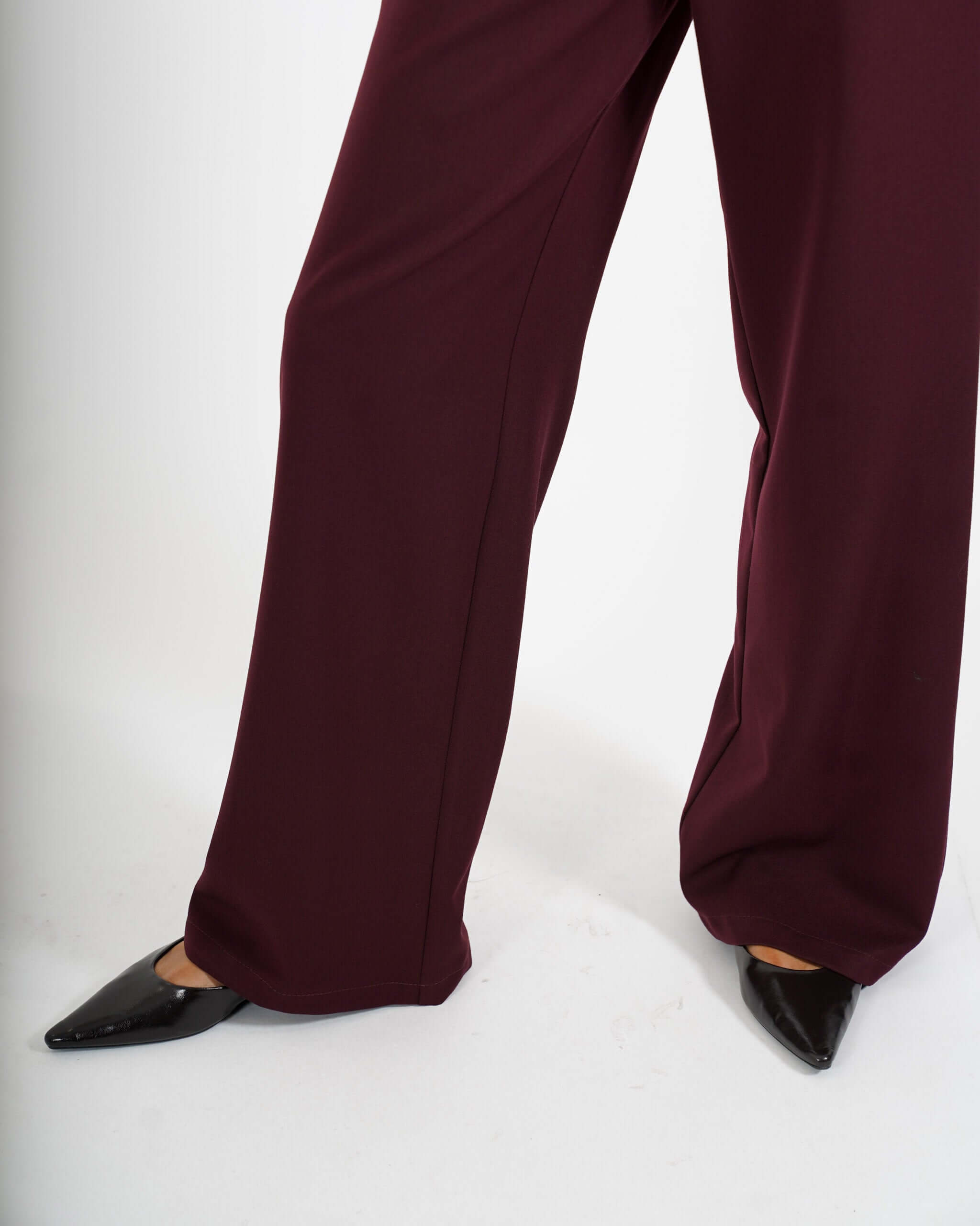 Pantaloni regular fit in eco fibra - Sandra - Hope Fashion