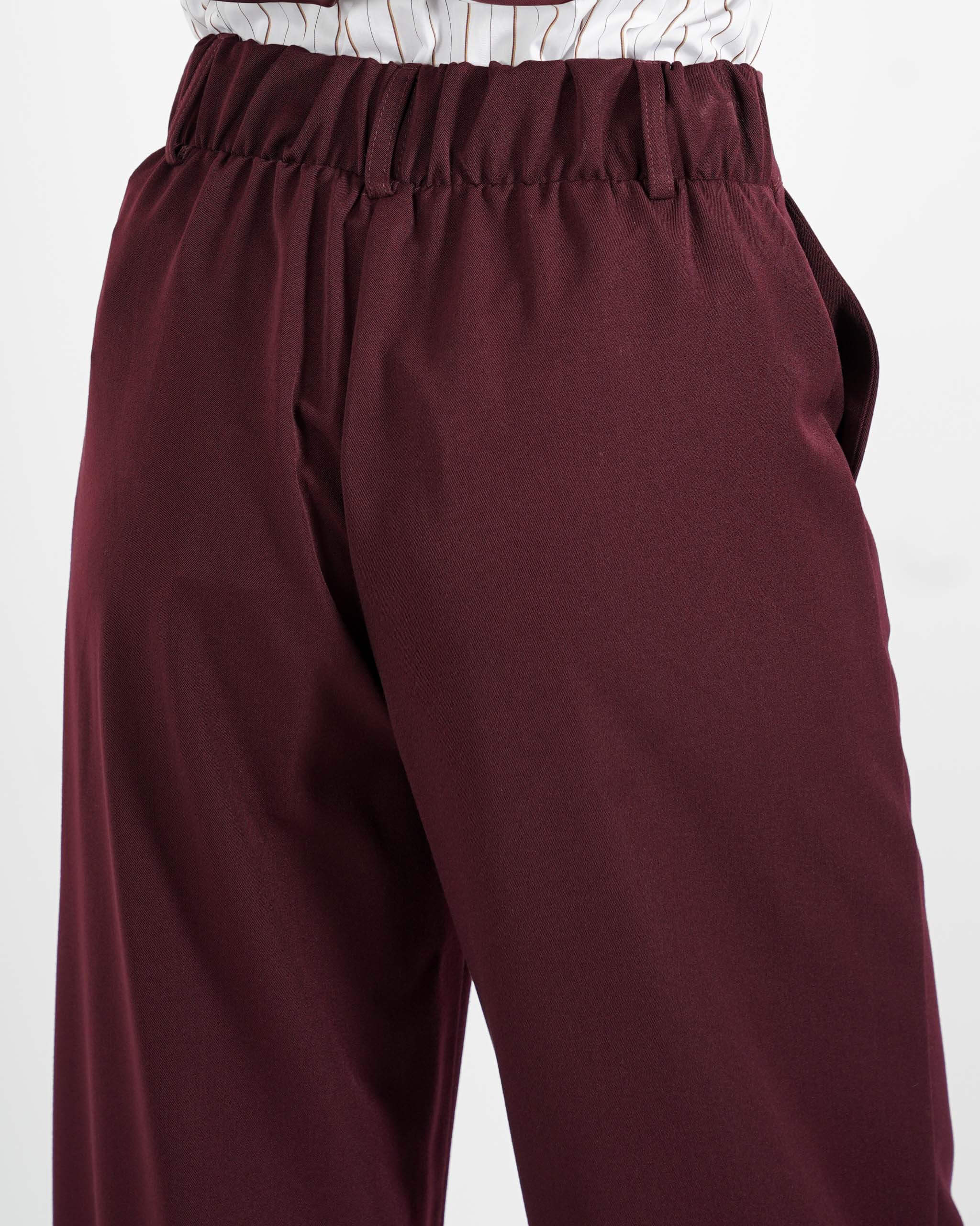 Pantaloni regular fit in eco fibra - Sandra - Hope Fashion