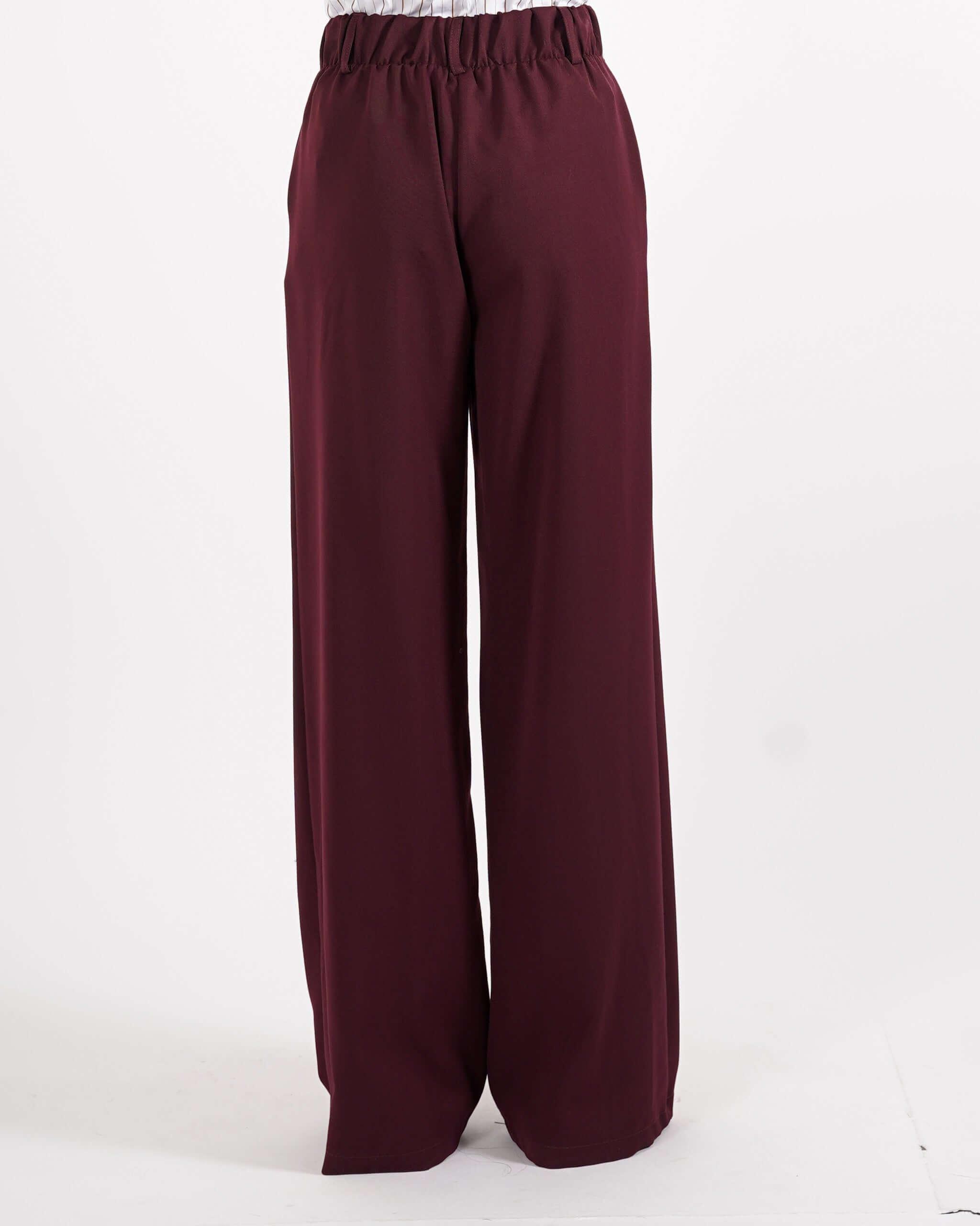 Pantaloni regular fit in eco fibra - Sandra - Hope Fashion