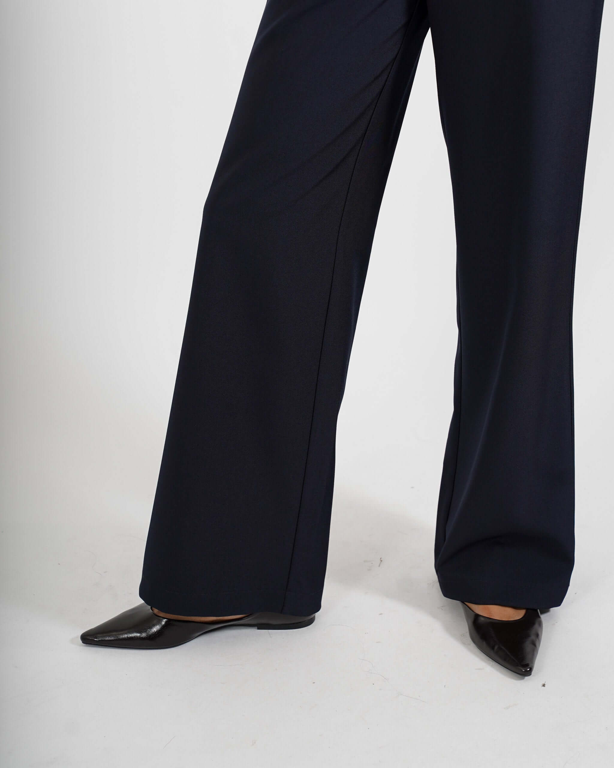 Pantaloni regular in eco fibra -Paulina - Hope Fashion