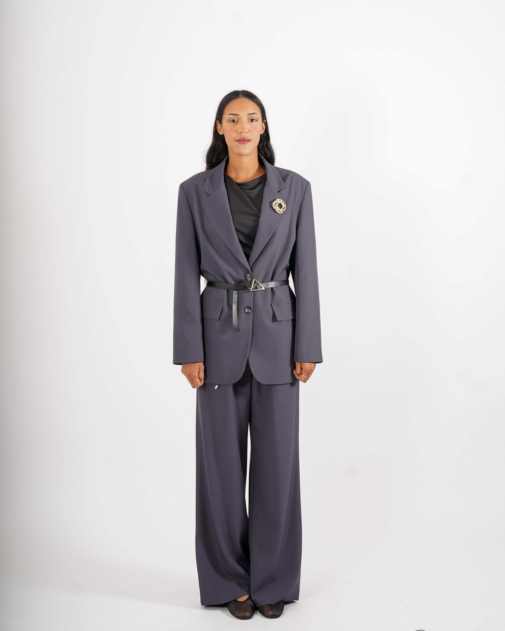 Giacca over monopetto in tessuto frescolana - Narcisa - Hope Fashion