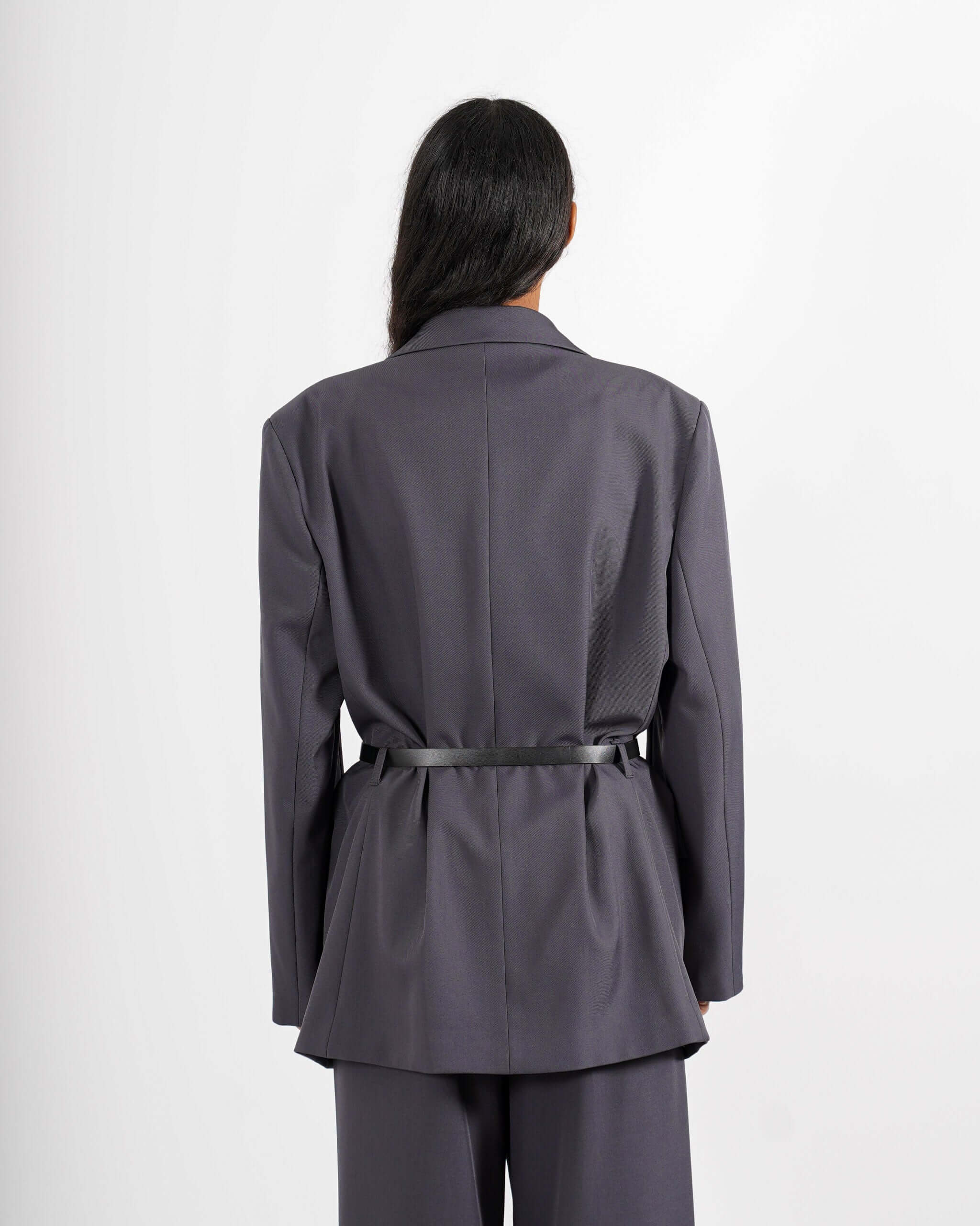 Giacca over monopetto in tessuto frescolana - Narcisa - Hope Fashion