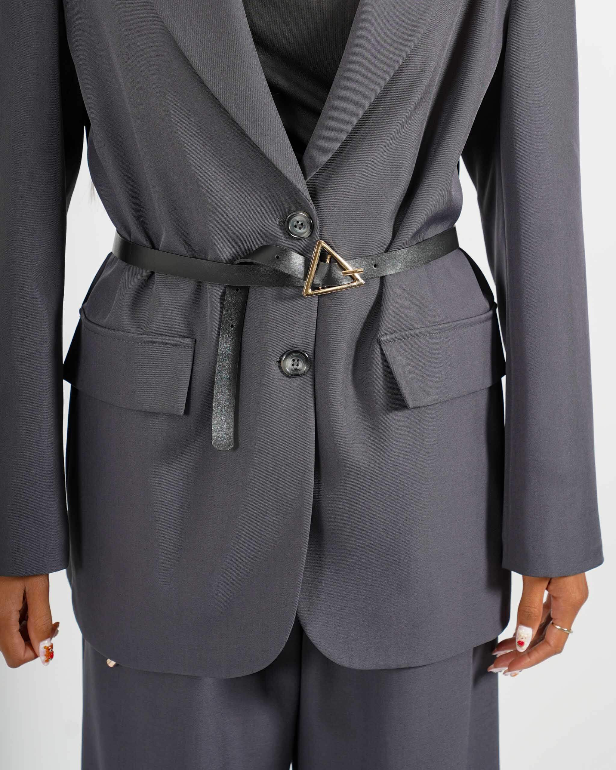 Giacca over monopetto in tessuto frescolana - Narcisa - Hope Fashion