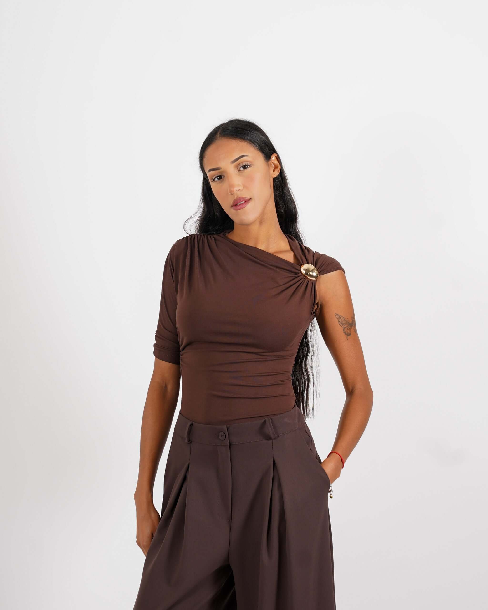 Shirt monospalla con fascia - Matilde - Hope Fashion