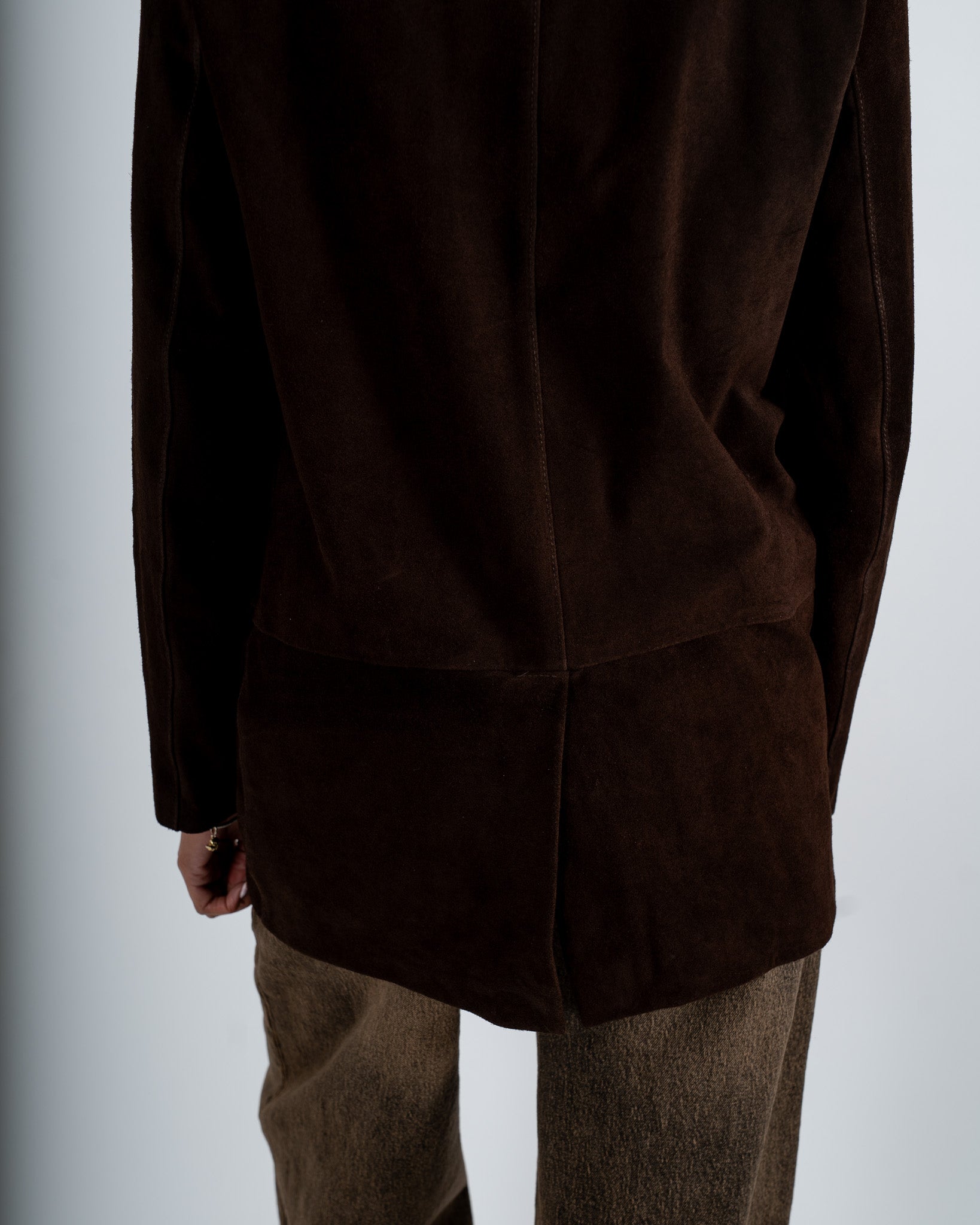Blazer con tasche in crosta vintage - Dragana