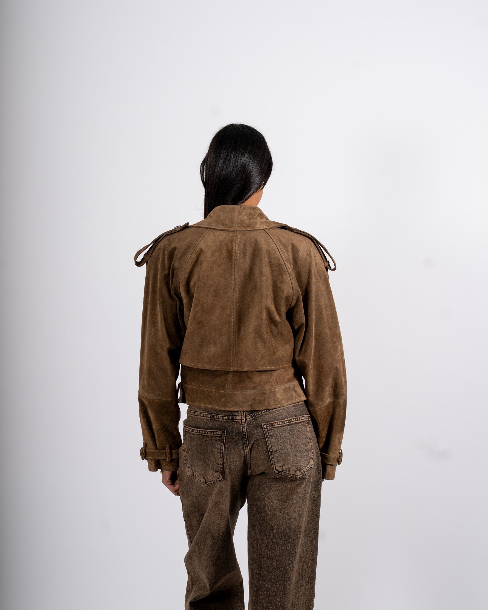 Biker monopetto in crosta vintage - Ayanna