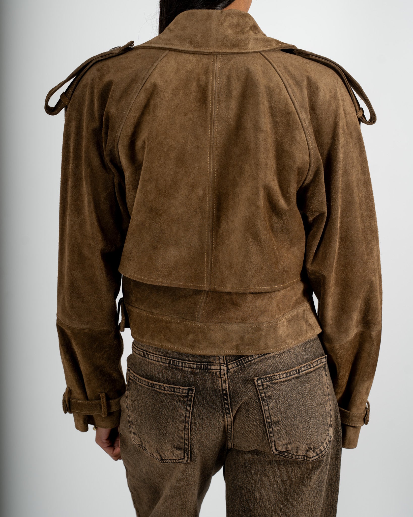 Biker monopetto in crosta vintage - Ayanna