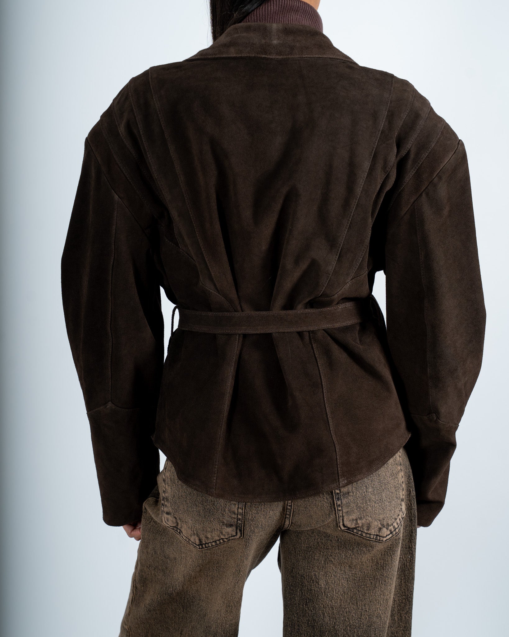Giacca monopetto in crosta vintage - Shona