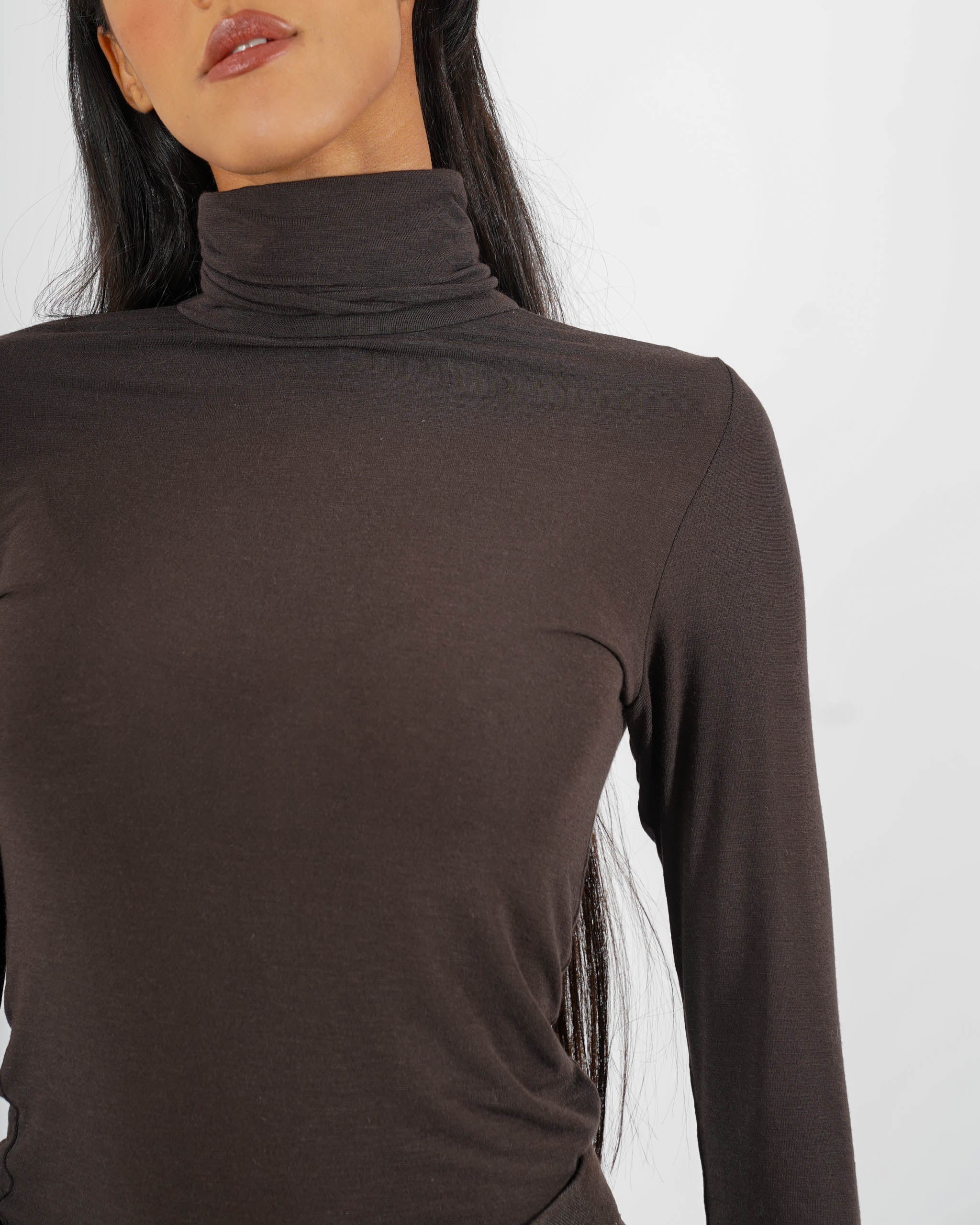 Maglia collo alto in mano cachemire - Ashanti