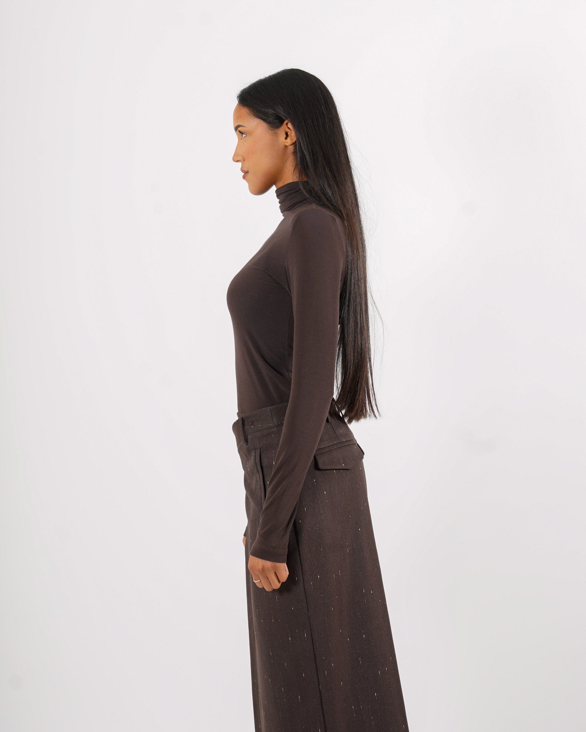 Maglia collo alto in mano cachemire - Ashanti