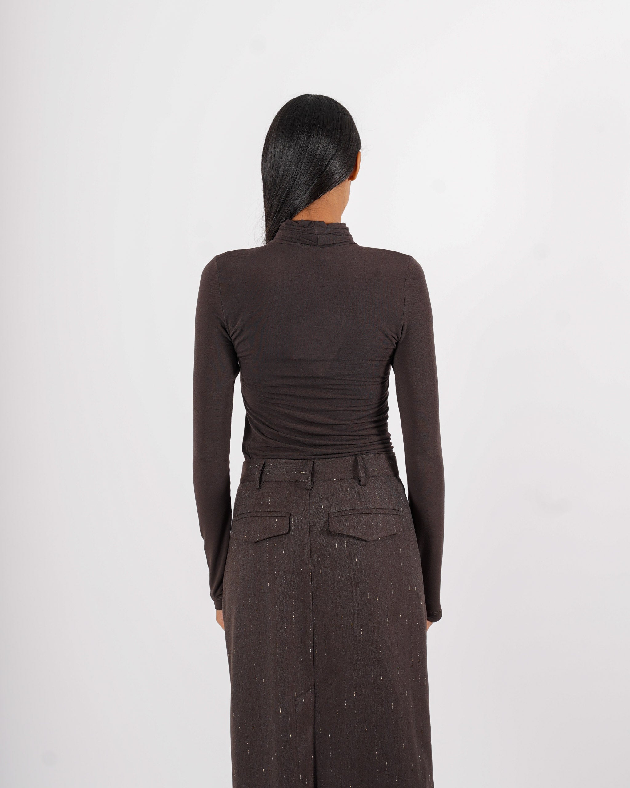 Maglia collo alto in mano cachemire - Ashanti