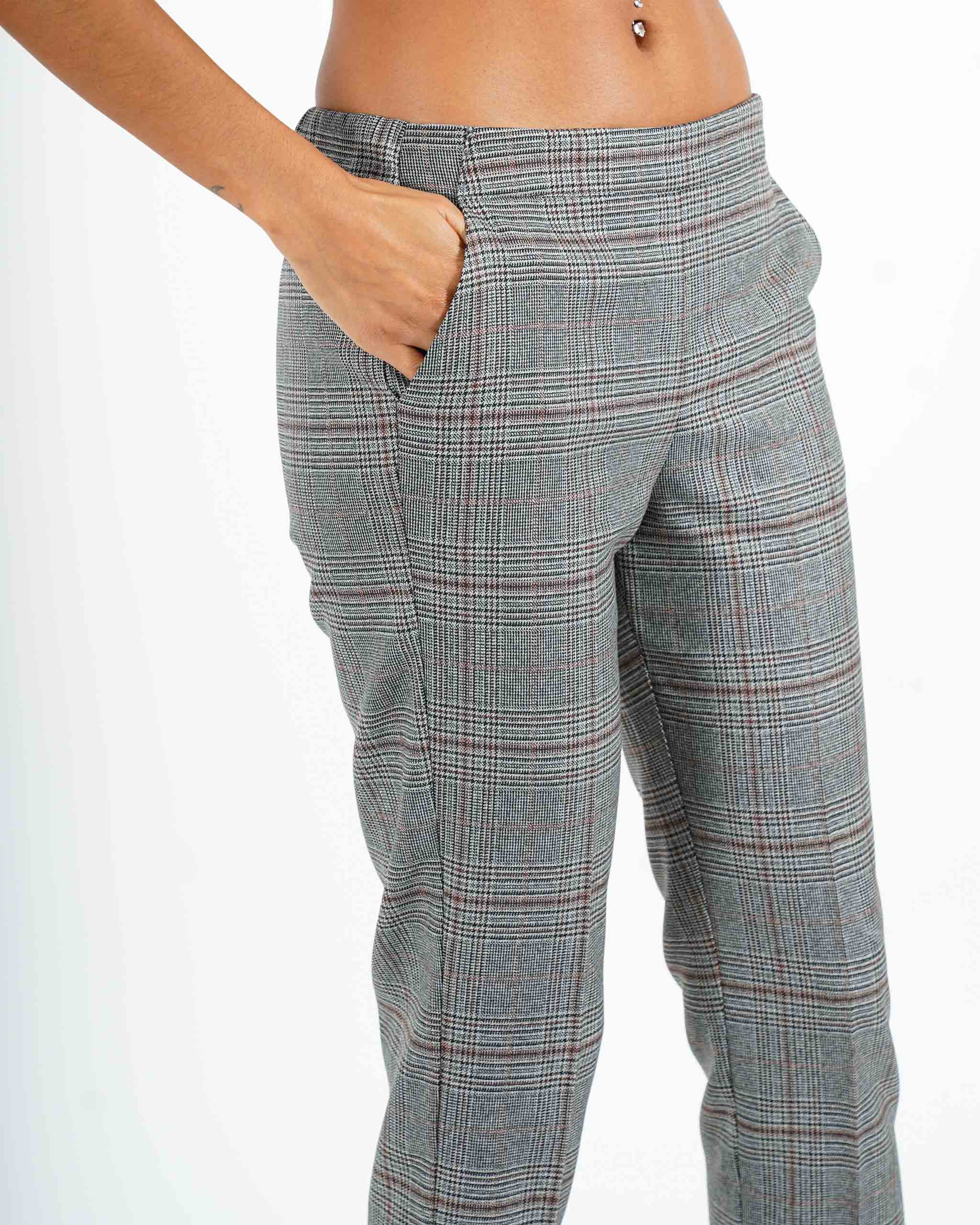 Pantaloni slim fit con elastico in fresco lana - Judas