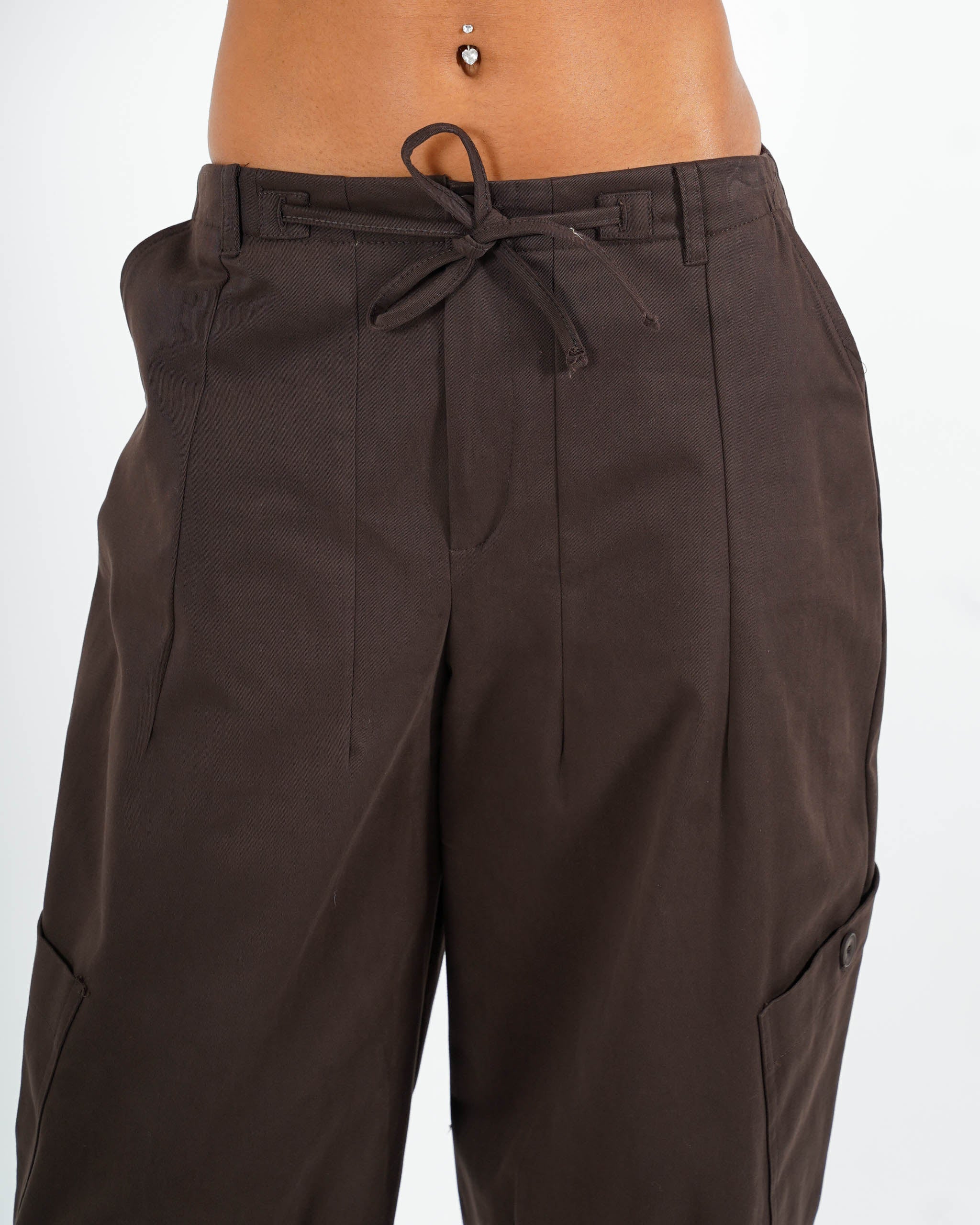 Pantaloni baloon con tasche in cotone - Drastica