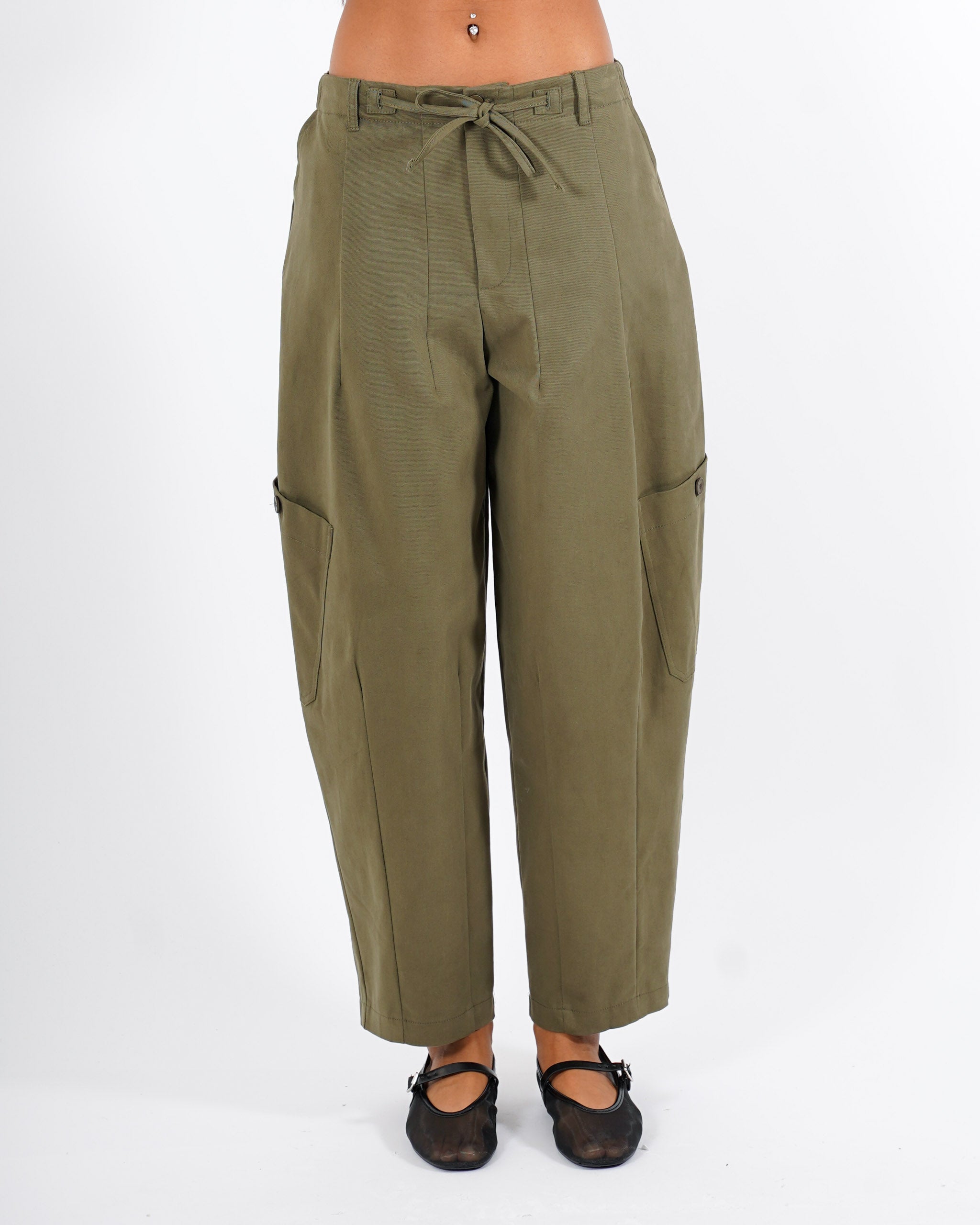 Pantaloni baloon con tasche in cotone - Drastica