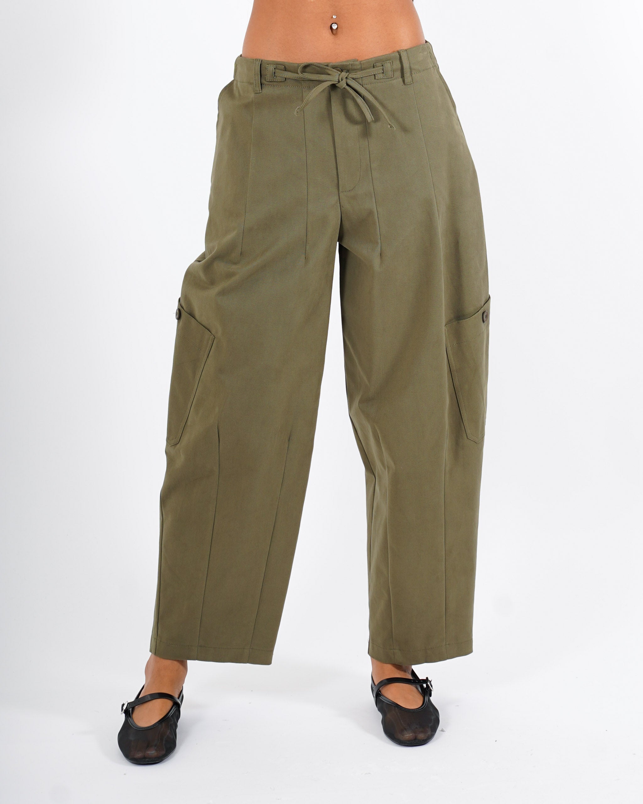 Pantaloni baloon con tasche in cotone - Drastica