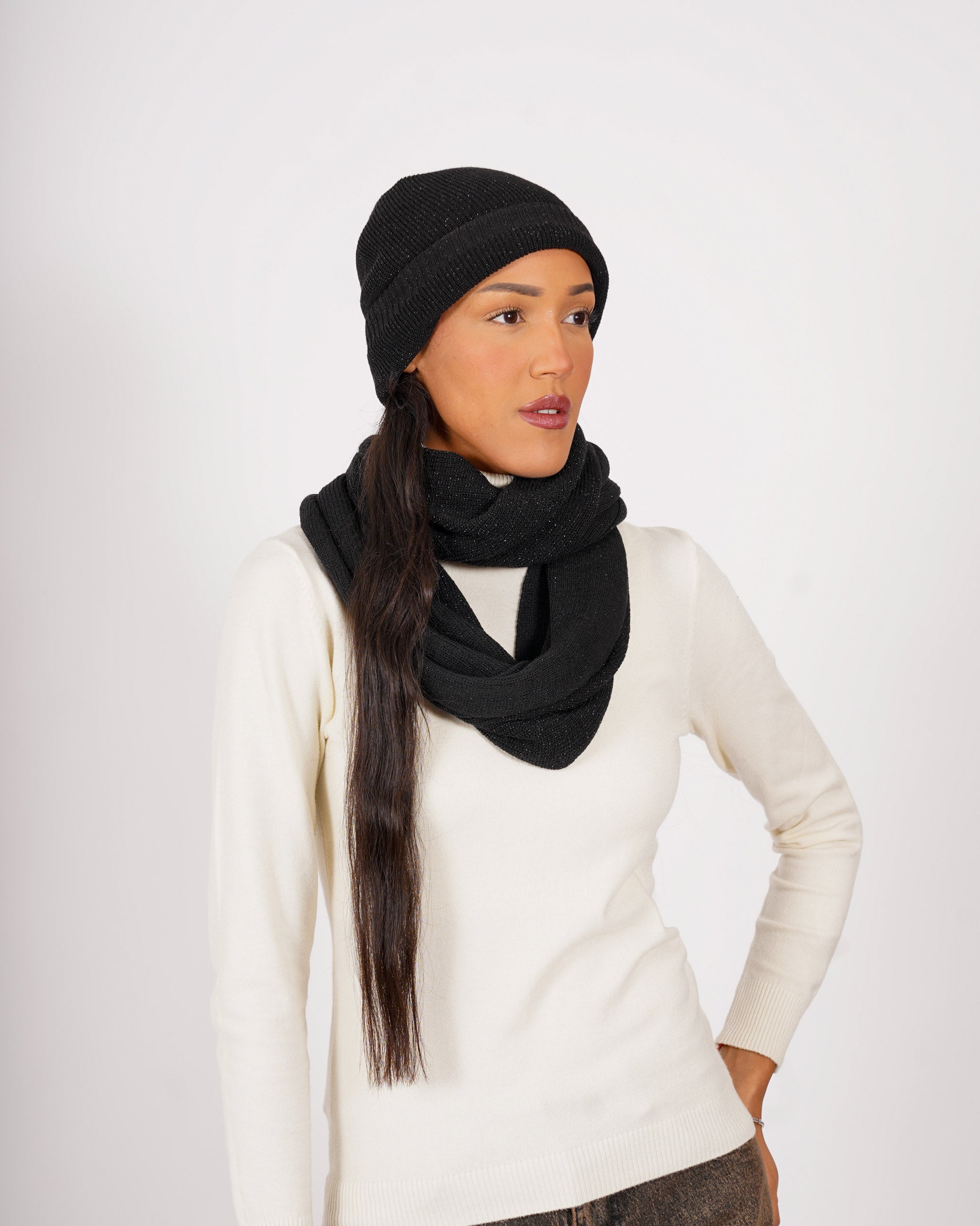 Cappello in trama lurex - 1205/C