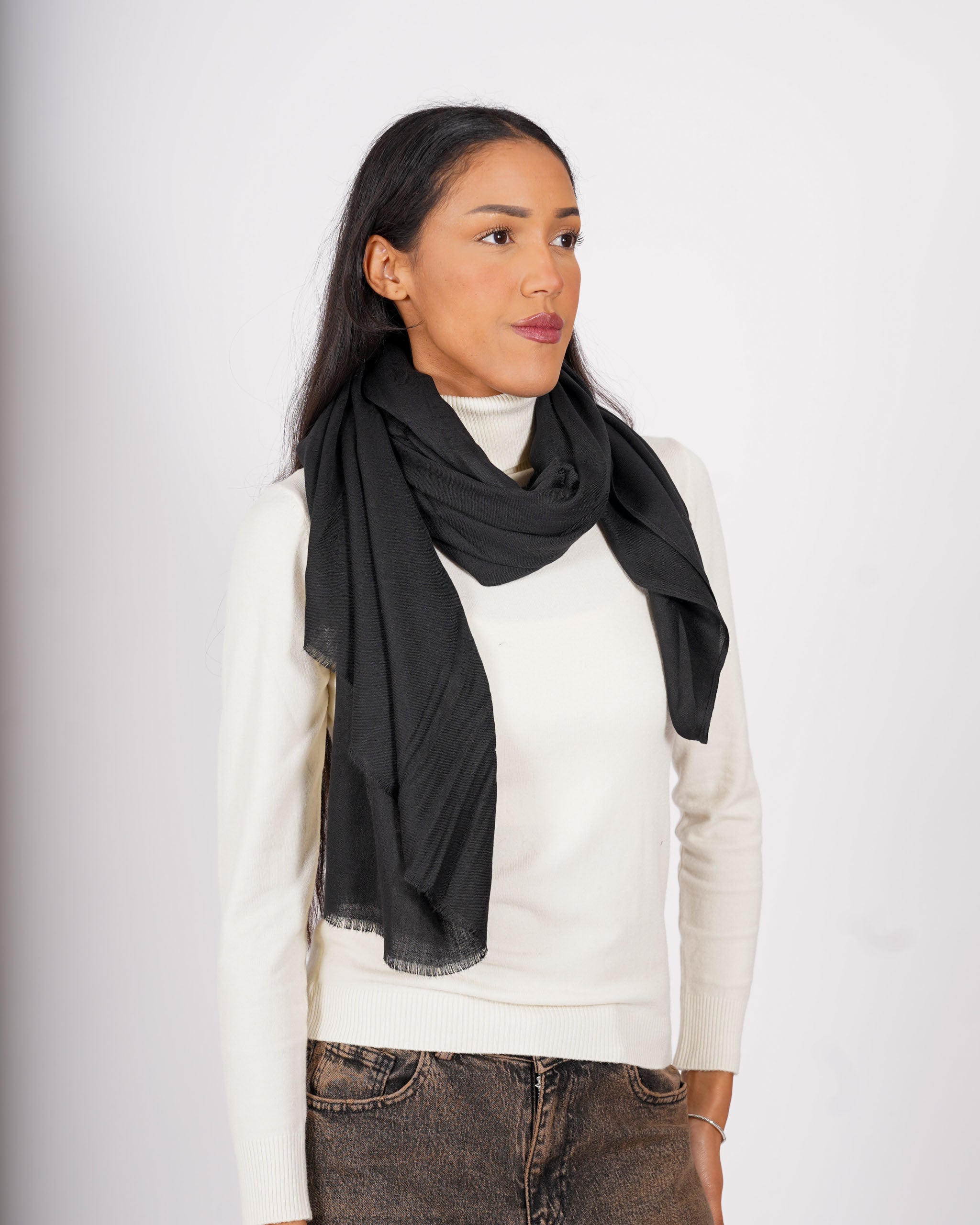 Sciarpa in mano viscosa - A1260