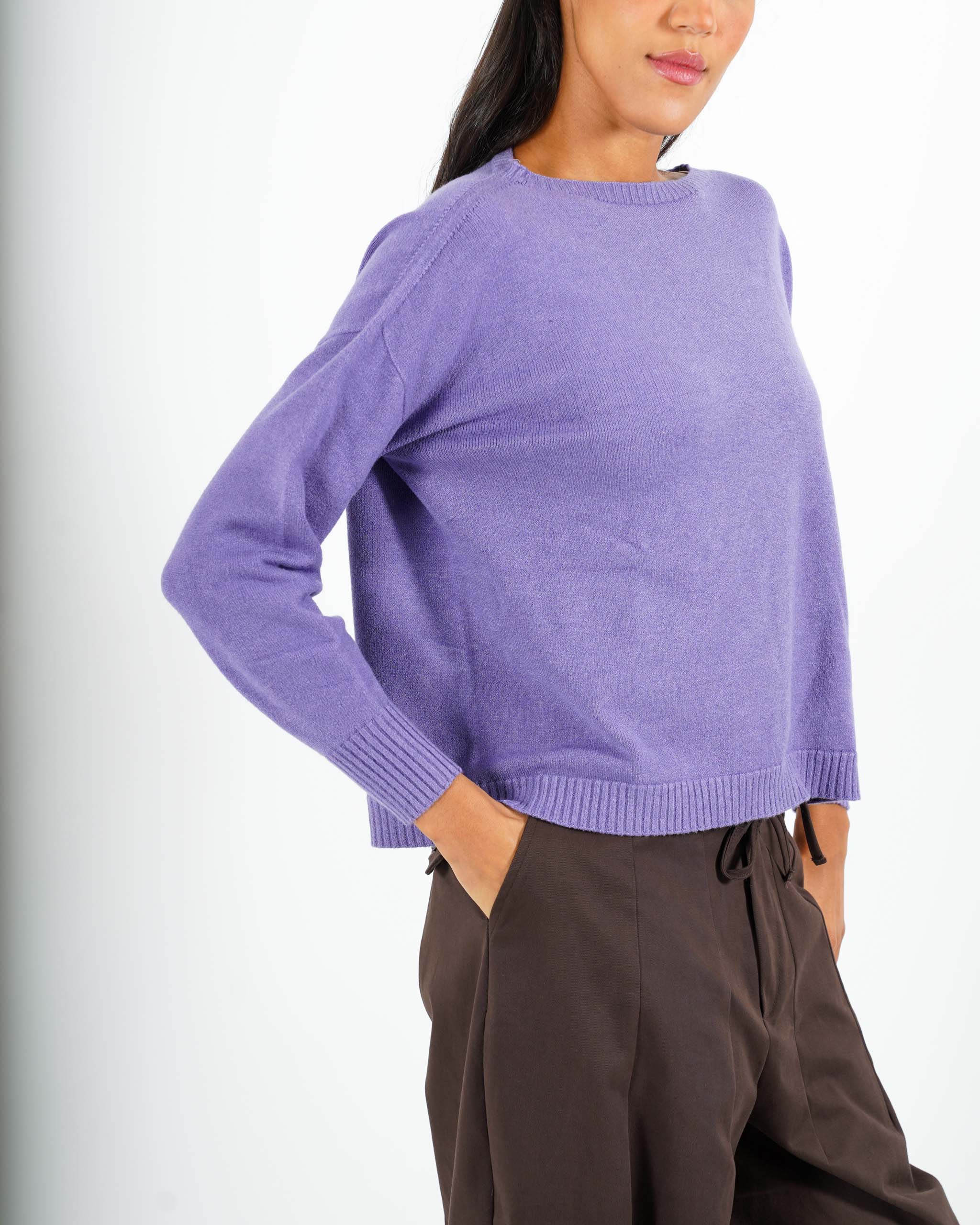 Maglia girocollo in mano lana- Nigeria