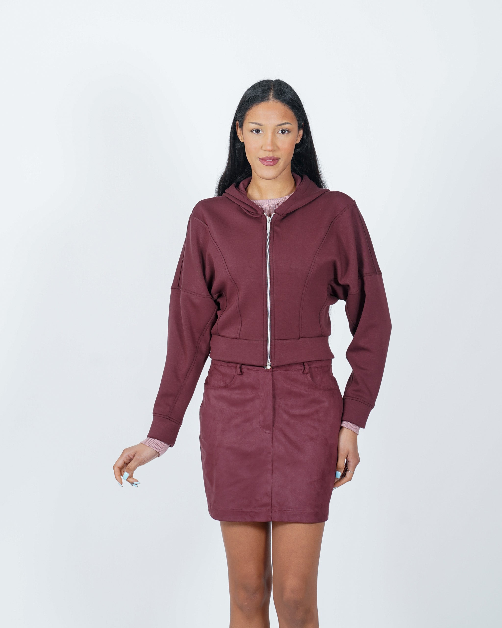 Felpa slim fit con cappuccio - Rihanna