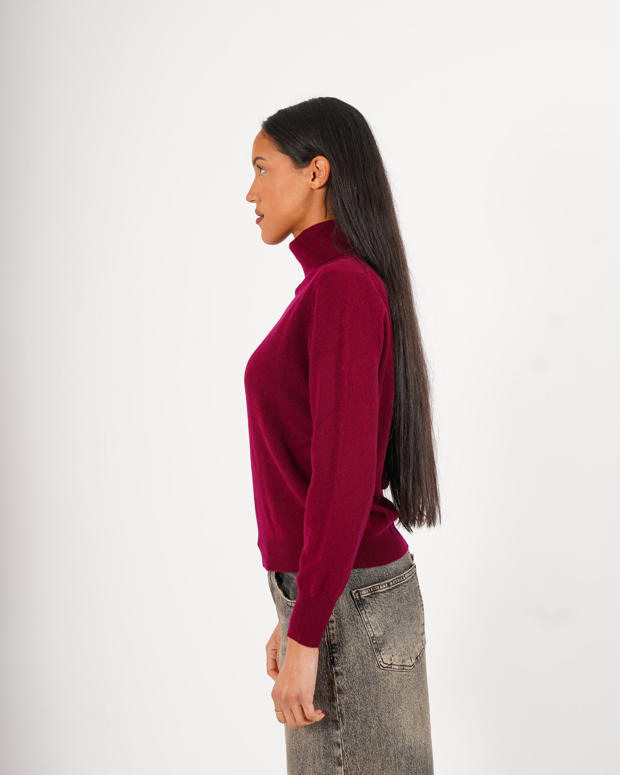 Maglia collo alto in cashmere - Lepore