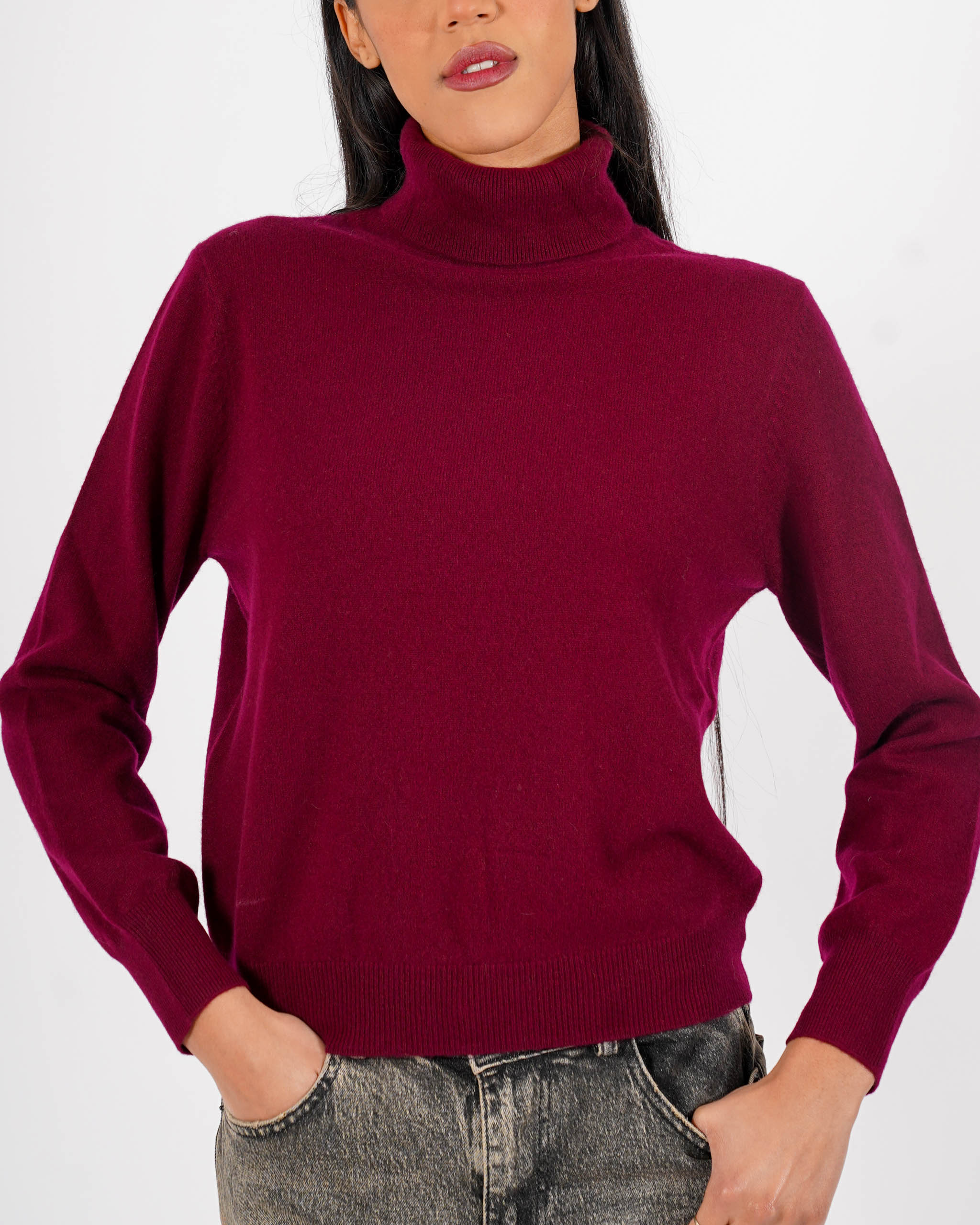 Maglia collo alto in cashmere - Lepore