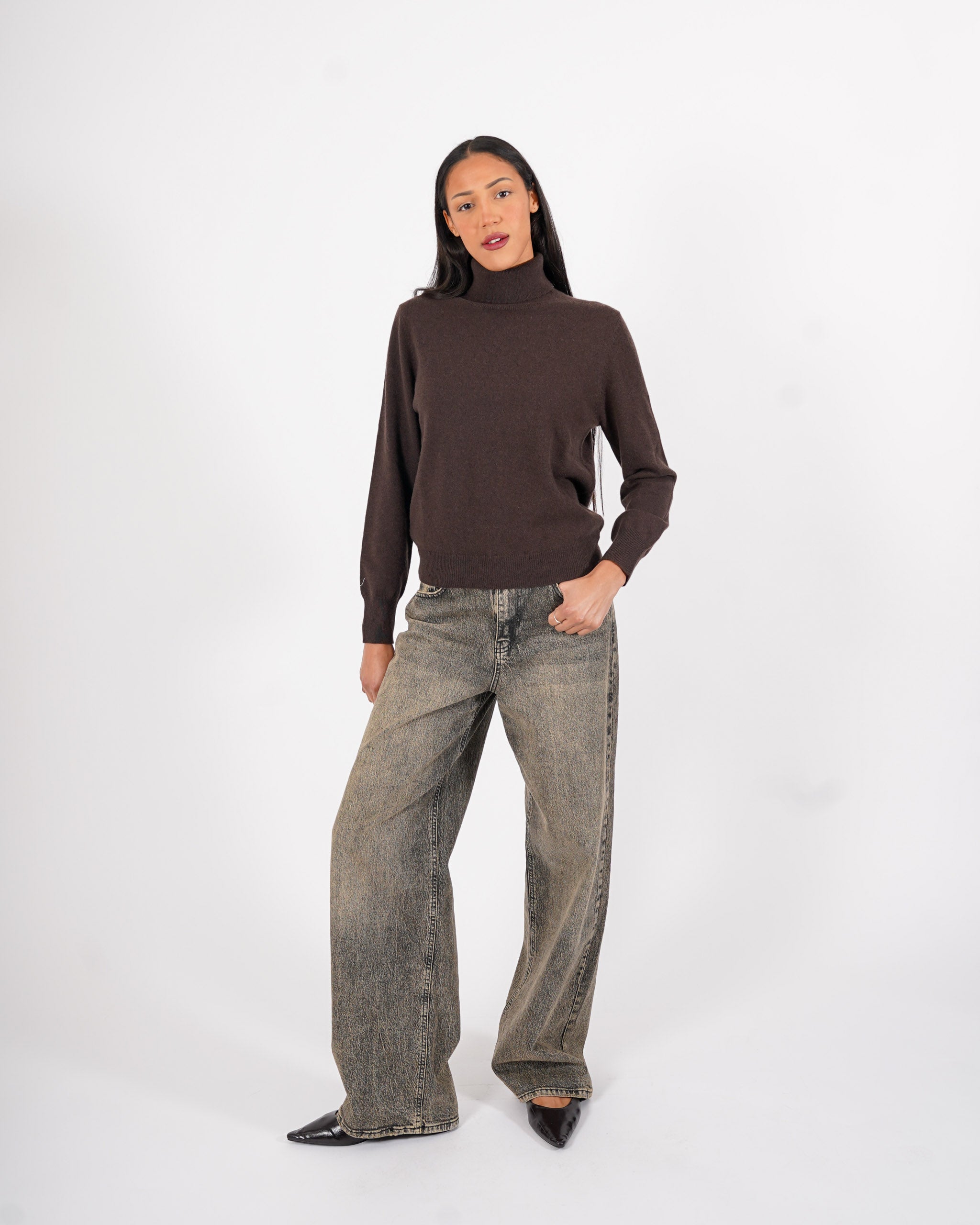 Maglia collo alto in cashmere - Lepore