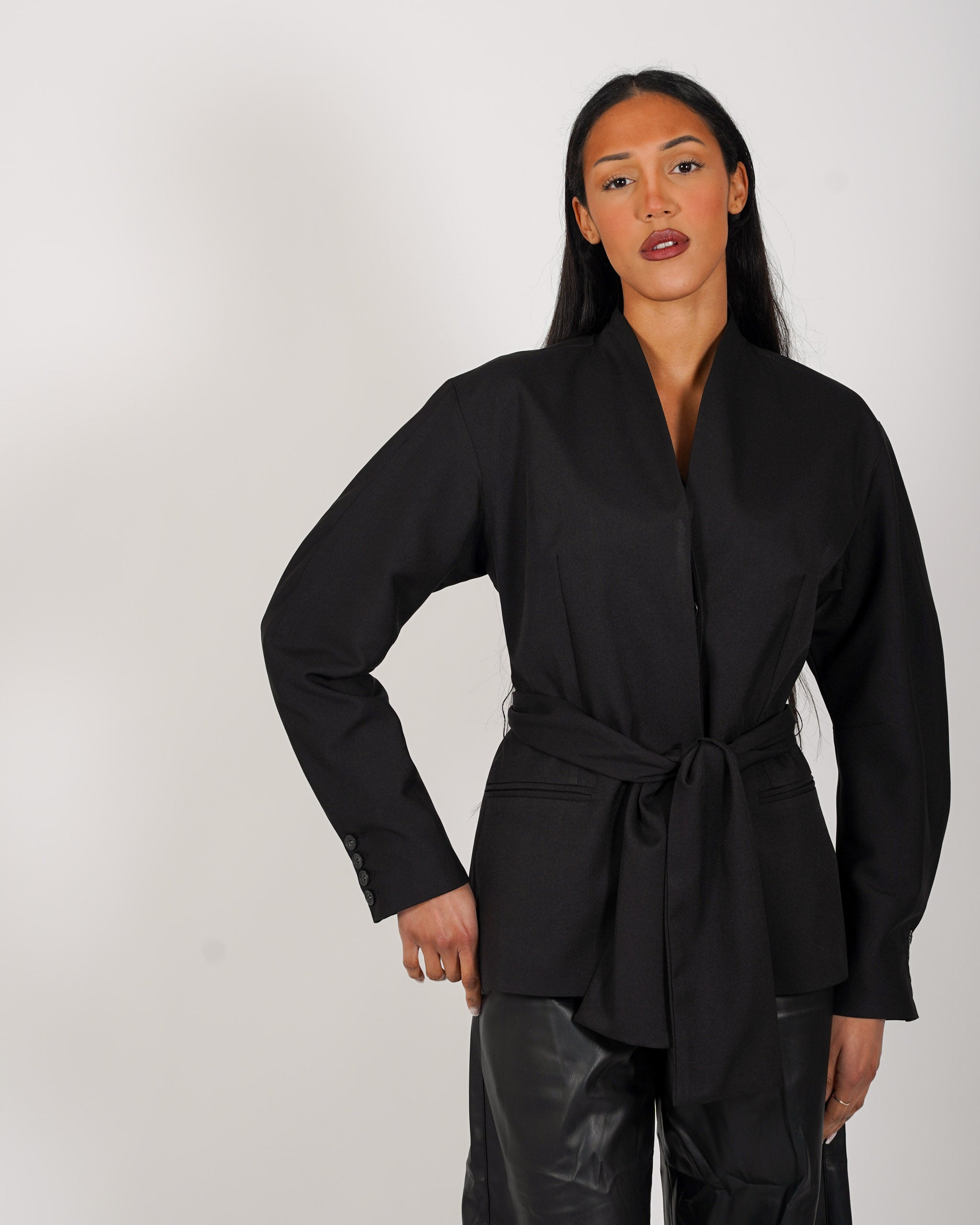 Giacca kimono manica over con cintura - Speciale