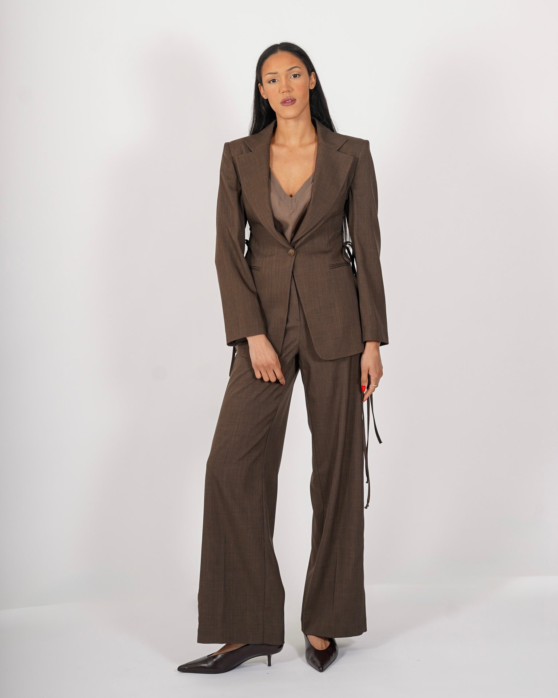 Pantaloni con stringne regular fit - Provata