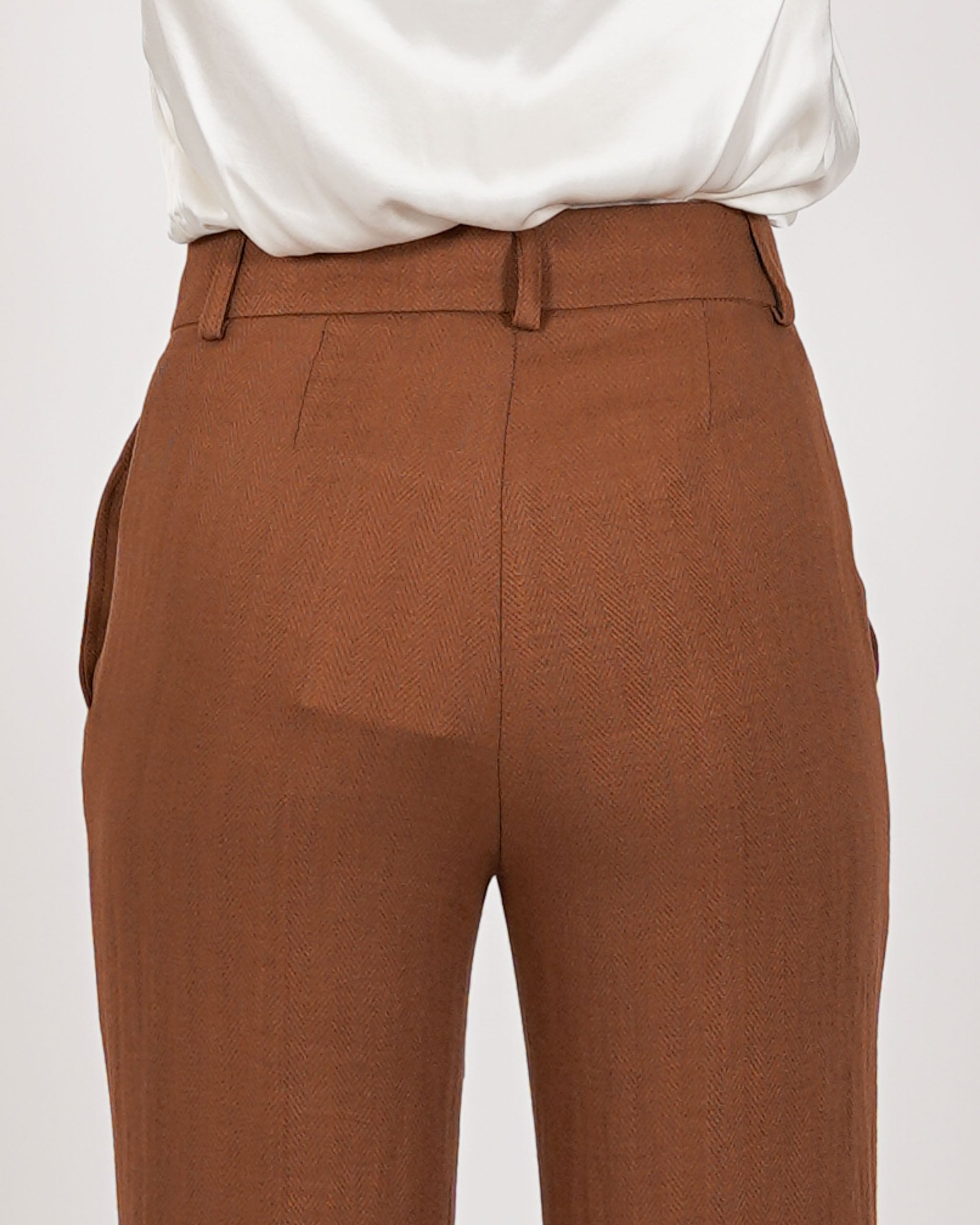 Pantaloni palazzo vita alta in mano lino - Roberts