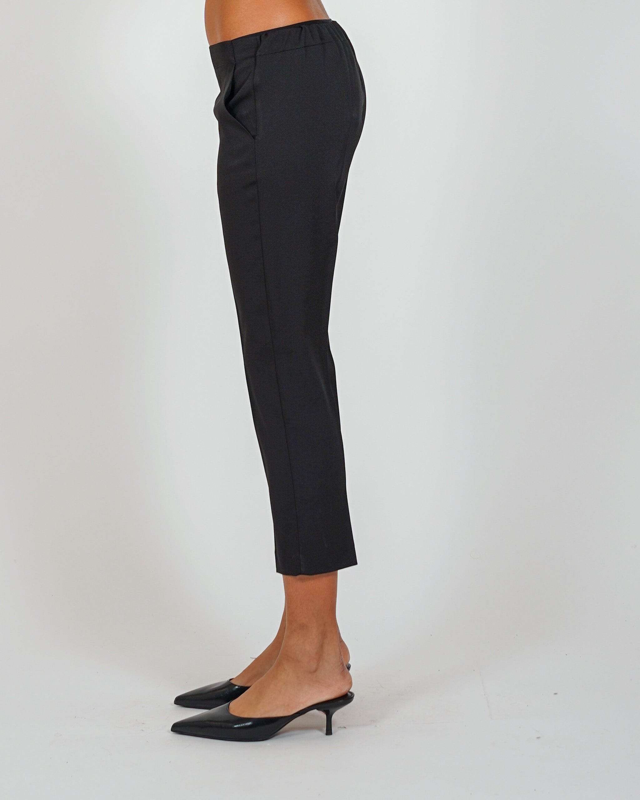 Pantaloni slim fit con elastico in ecofibra - Judas