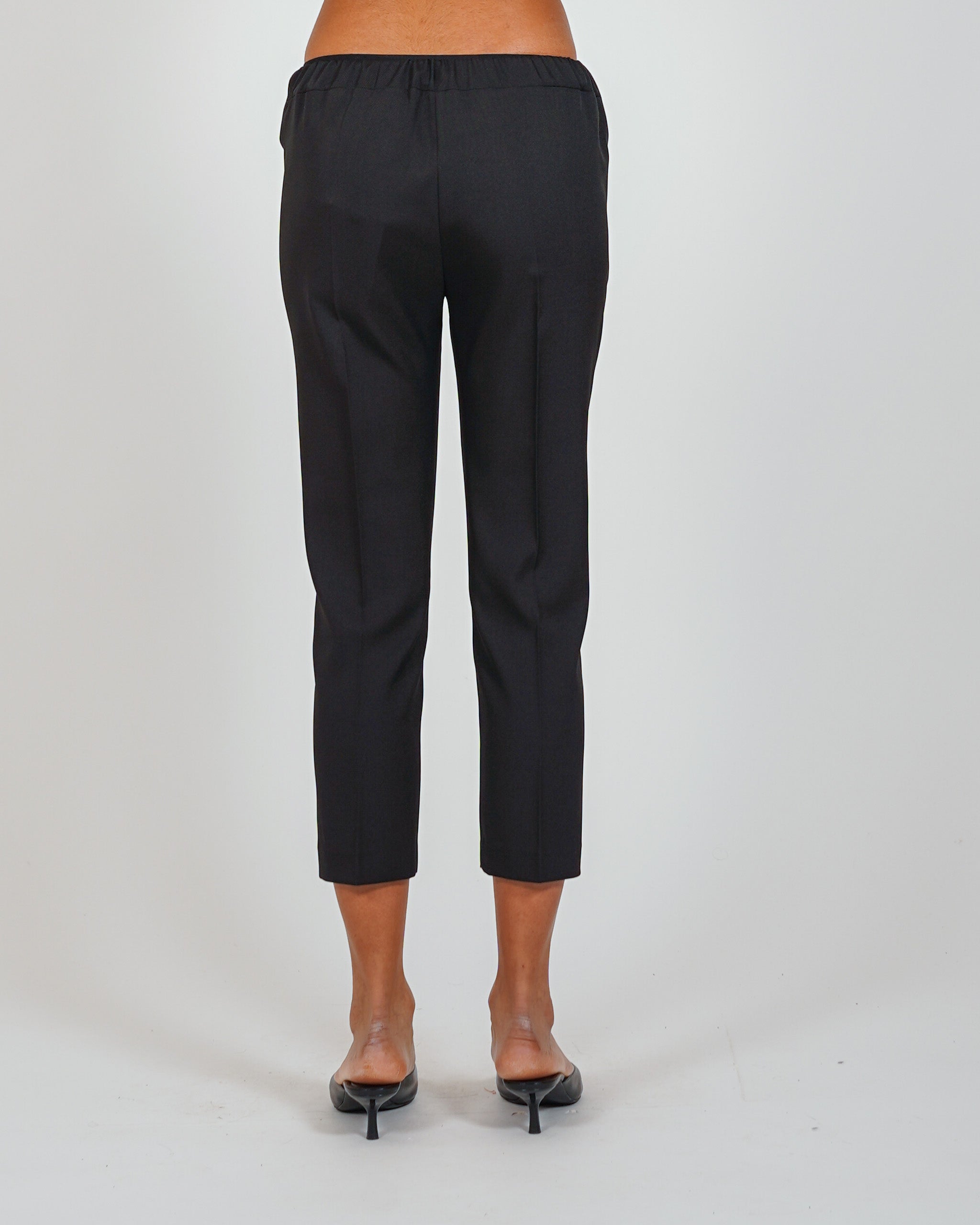 Pantaloni slim fit con elastico in ecofibra - Judas