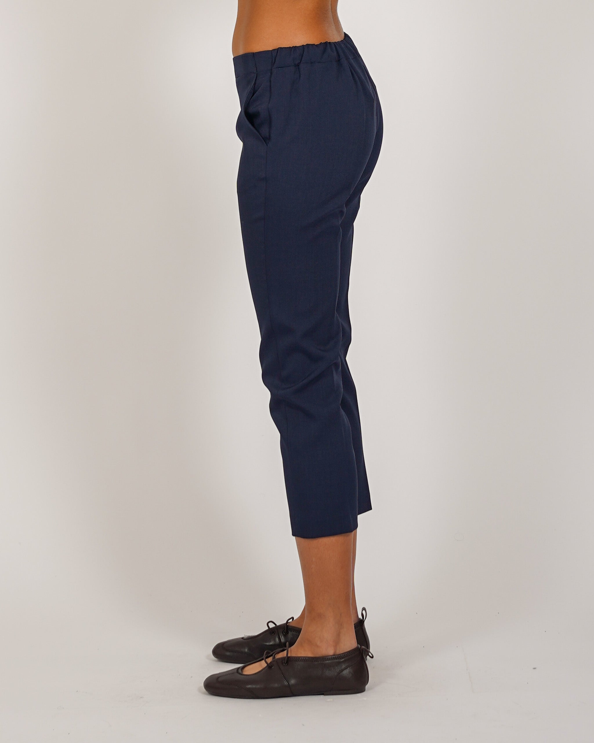 Pantaloni slim fit con elastico in ecofibra - Judas