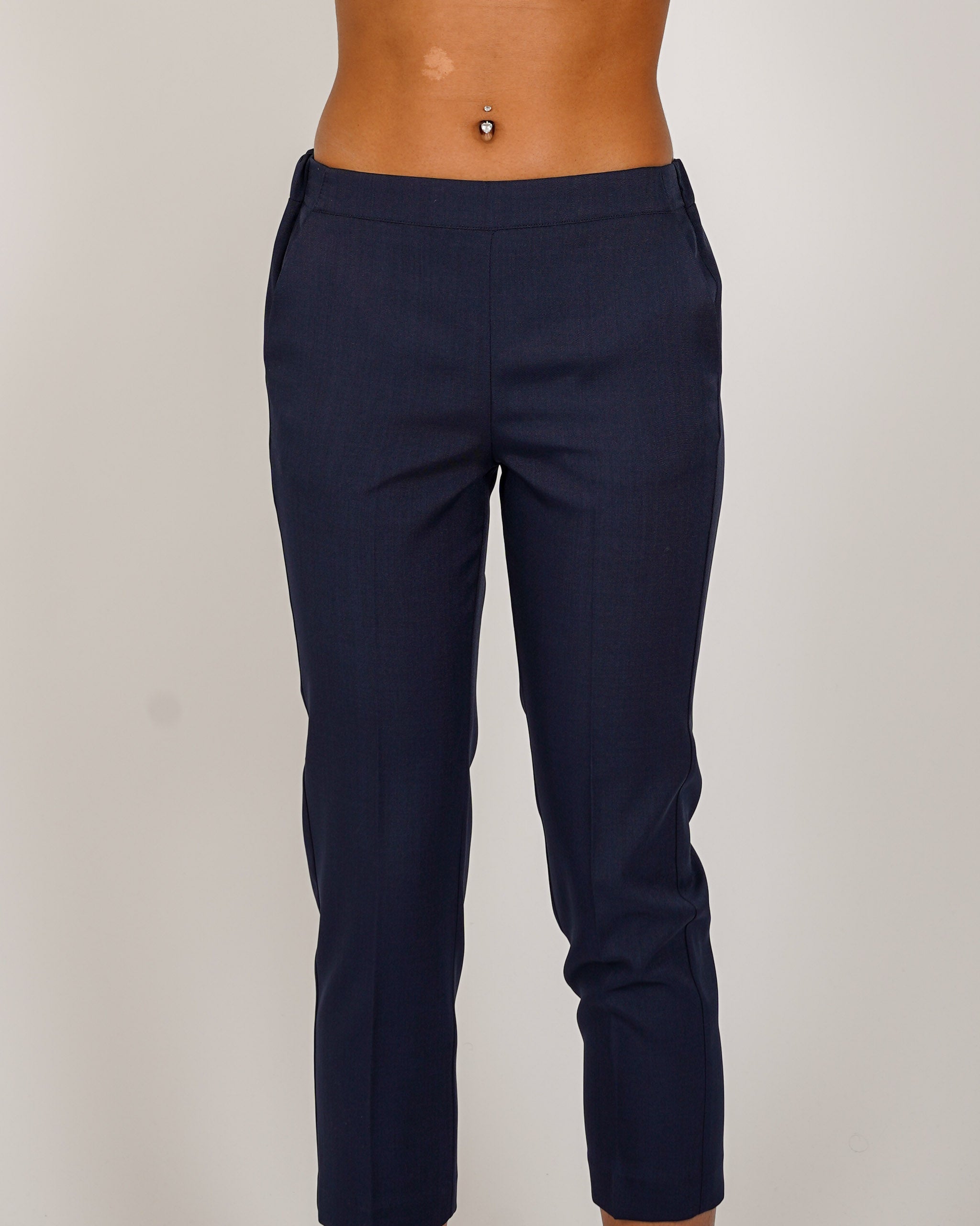 Pantaloni slim fit con elastico in ecofibra - Judas