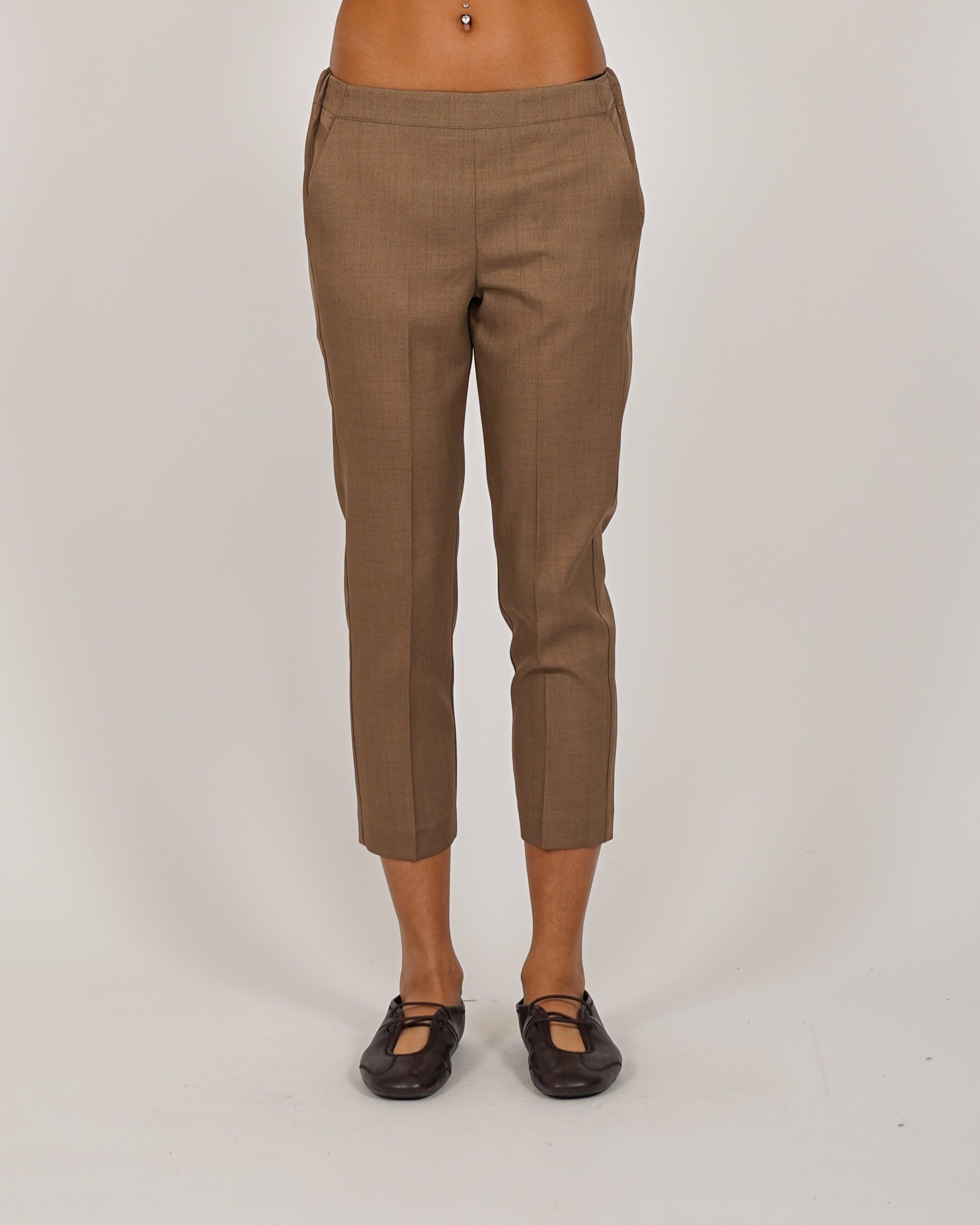Pantaloni slim fit con elastico in ecofibra - Judas