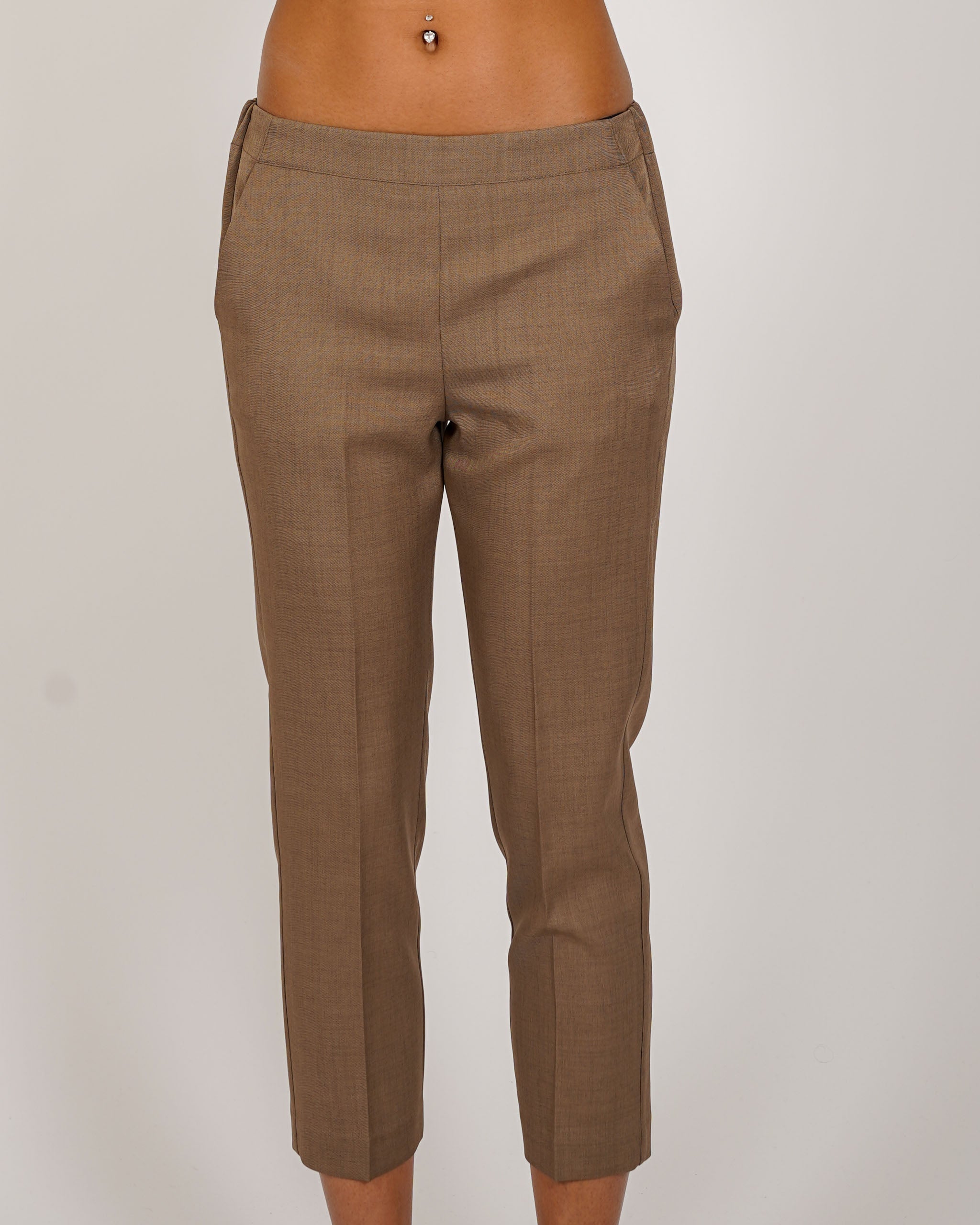 Pantaloni slim fit con elastico in ecofibra - Judas