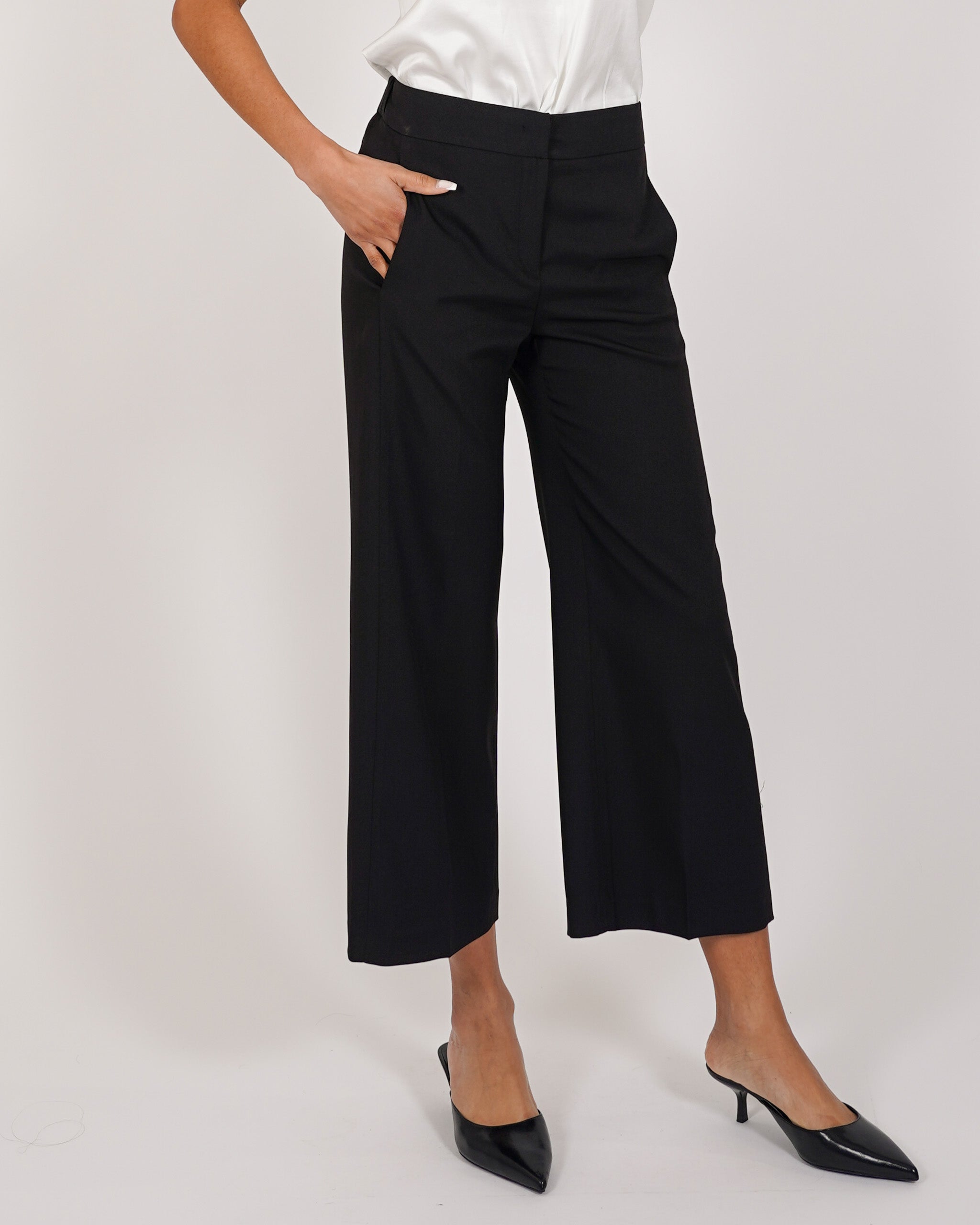 Pantaloni cropped in eco fibra - Manzano