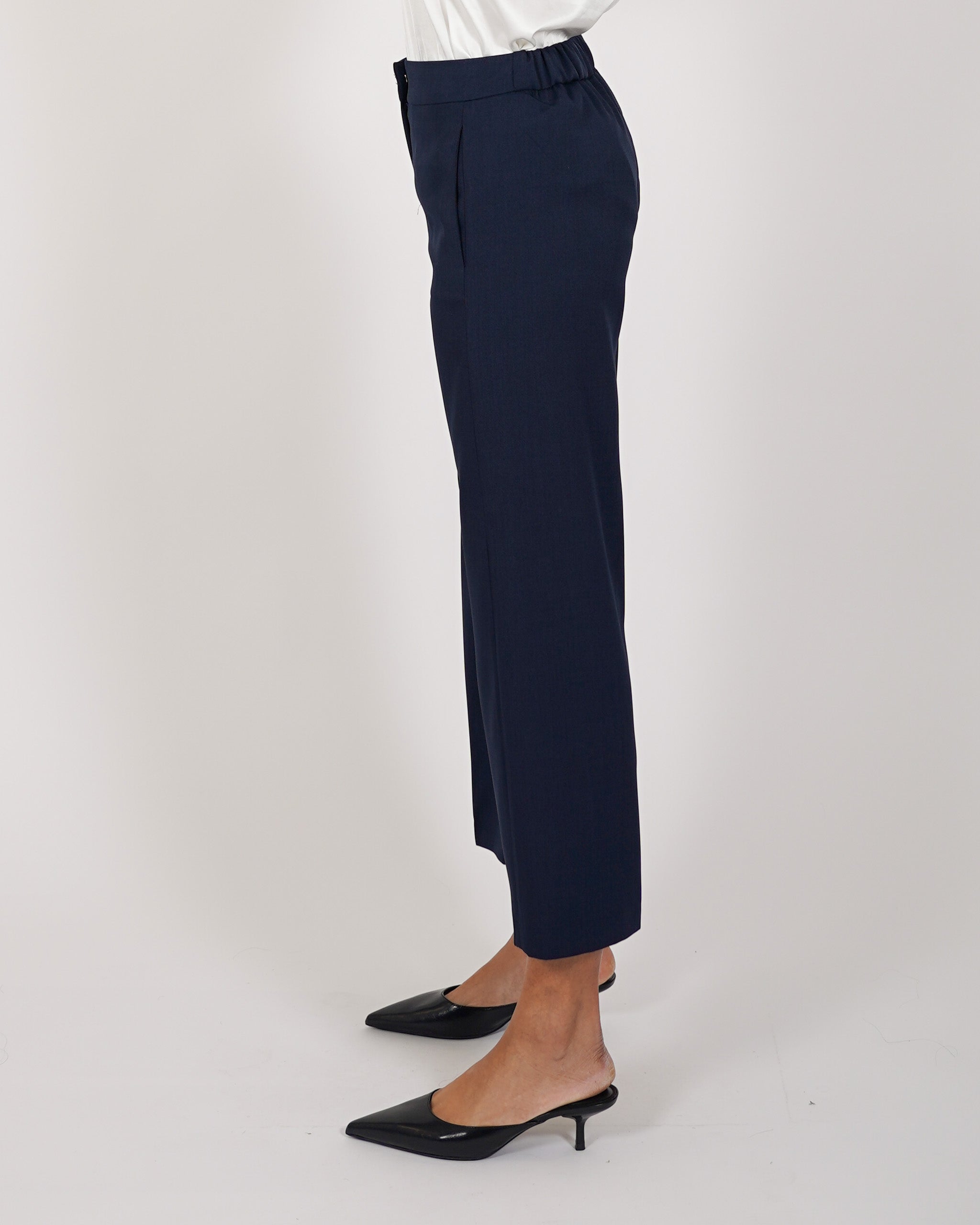 Pantaloni cropped in eco fibra - Manzano