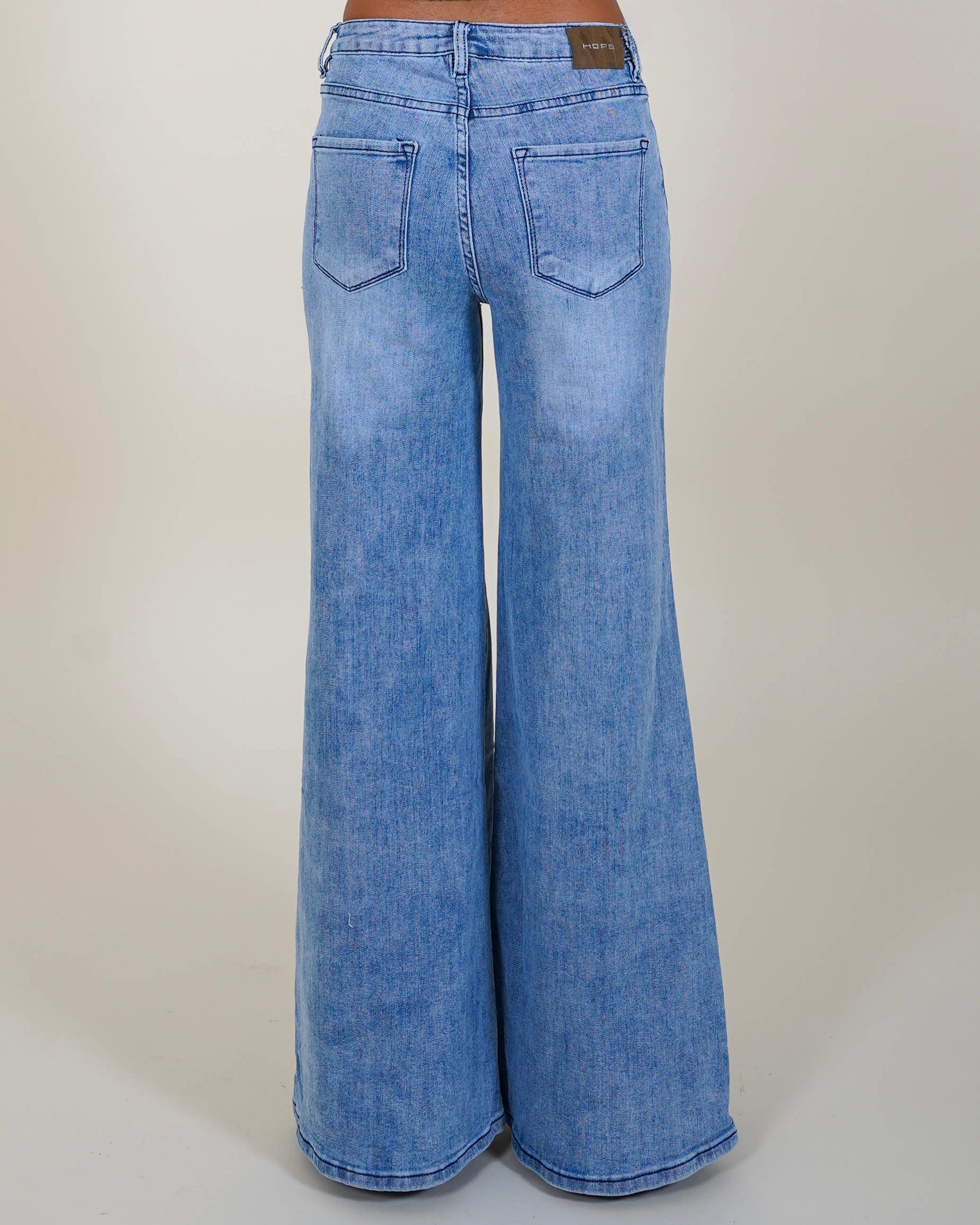 Jeans stretch con gamba e vita regolare - Edna