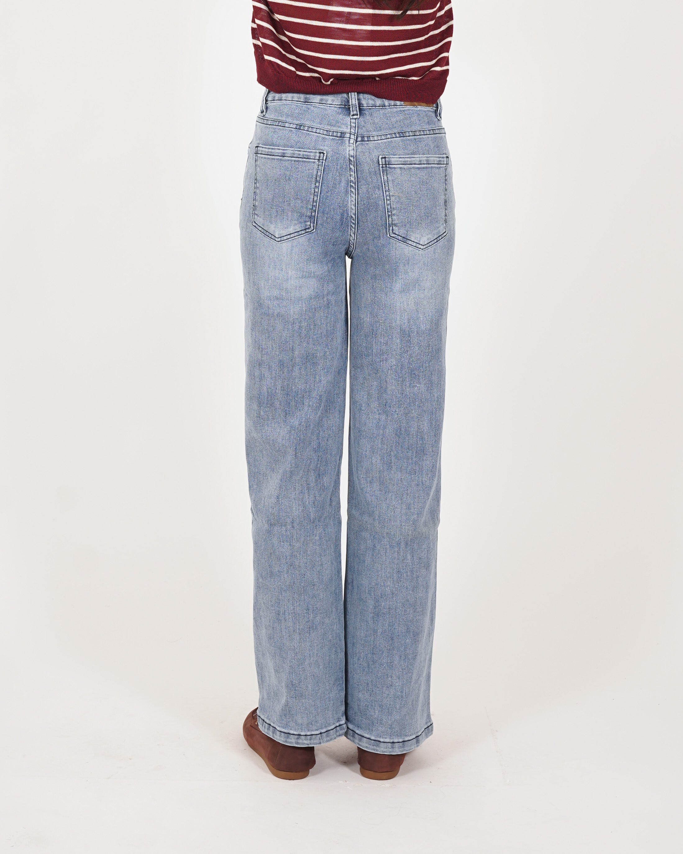 Jeans balloon fit con profilo frontale - Shania