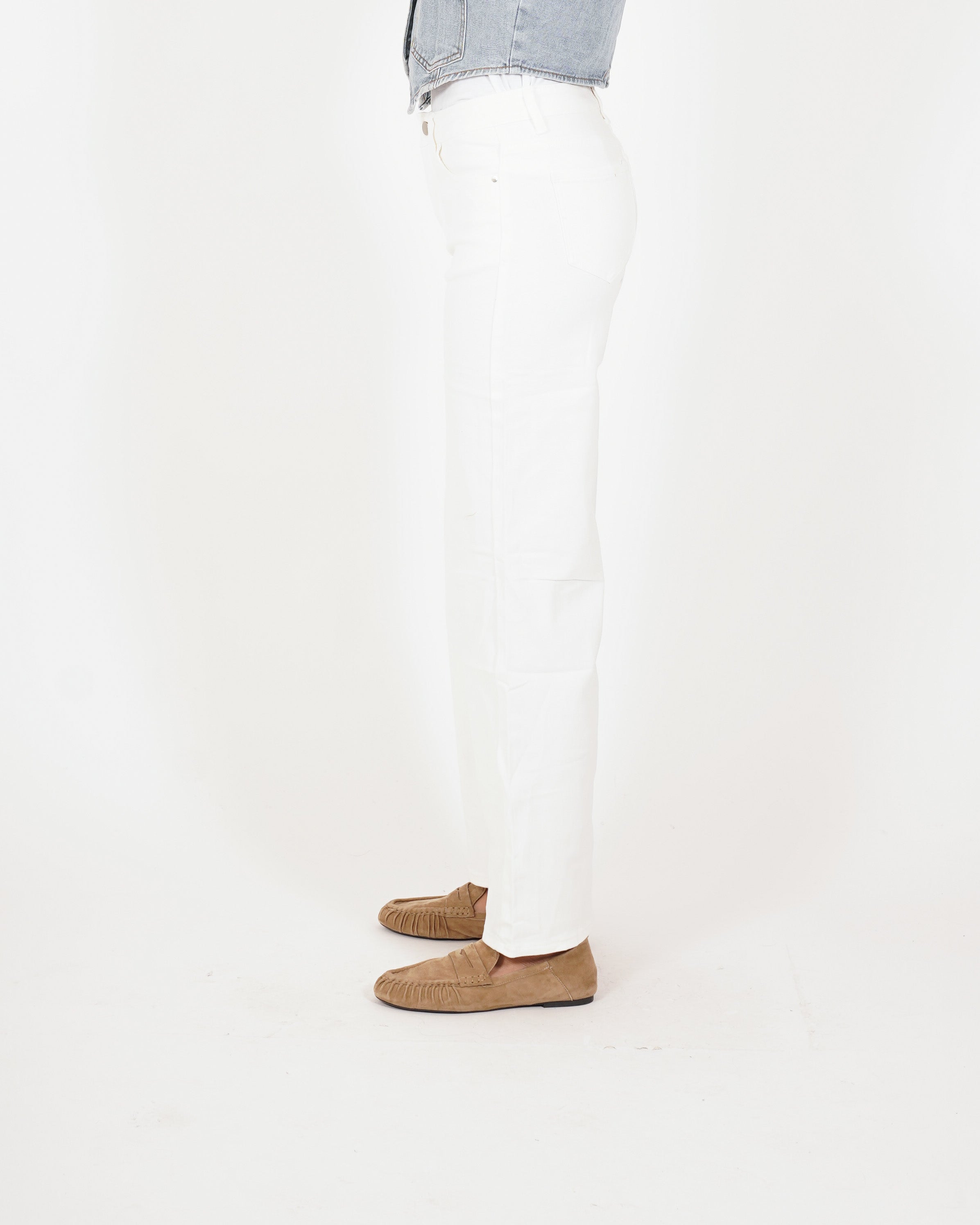 Pantaloni taglio jeans in cotone - Cassie